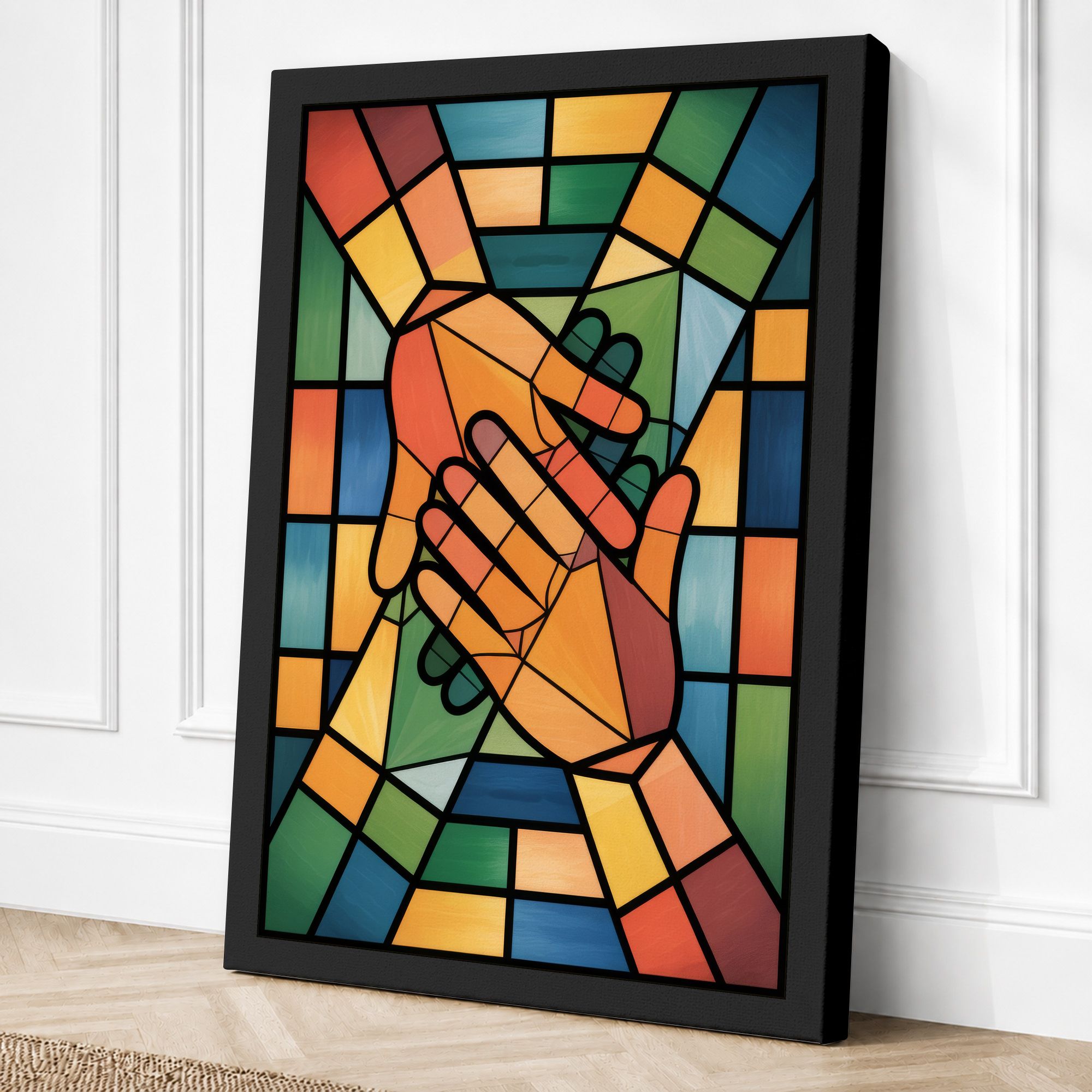Black border canvas
