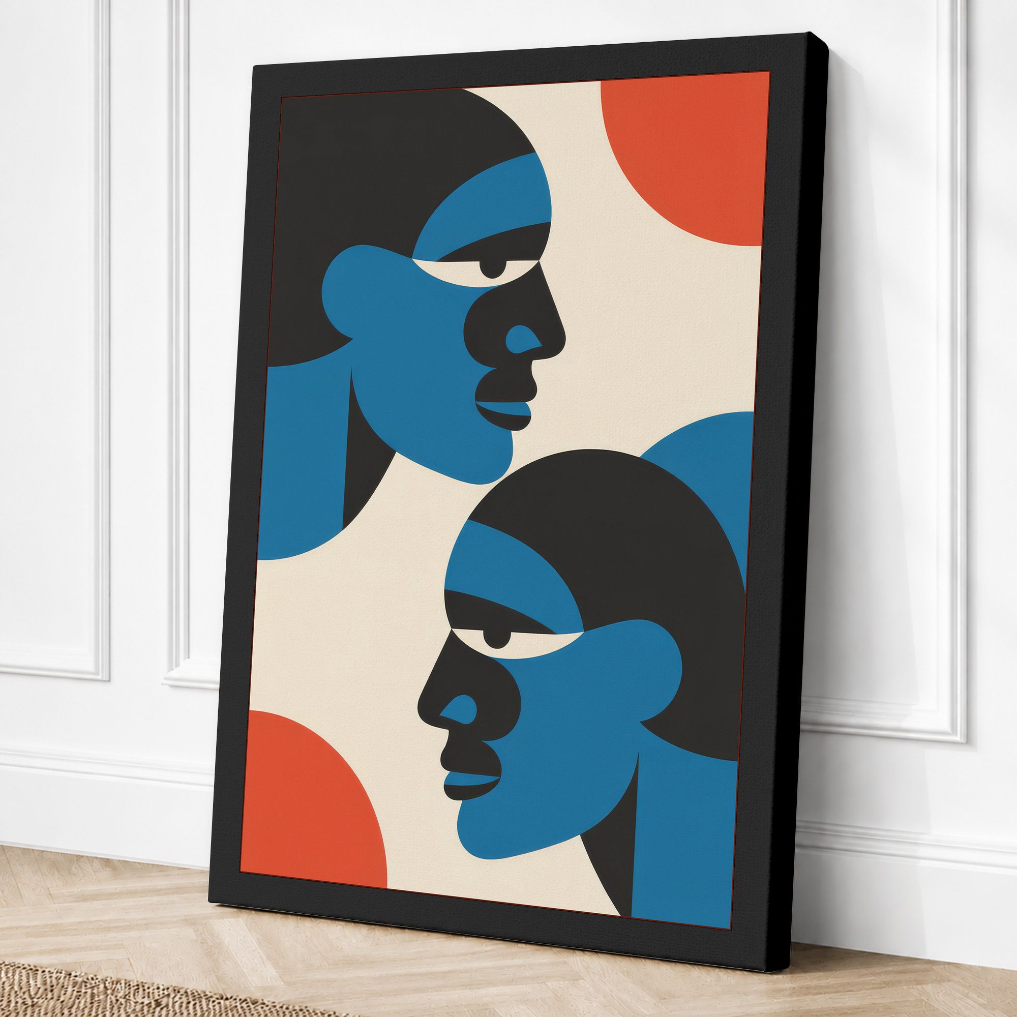Black border canvas