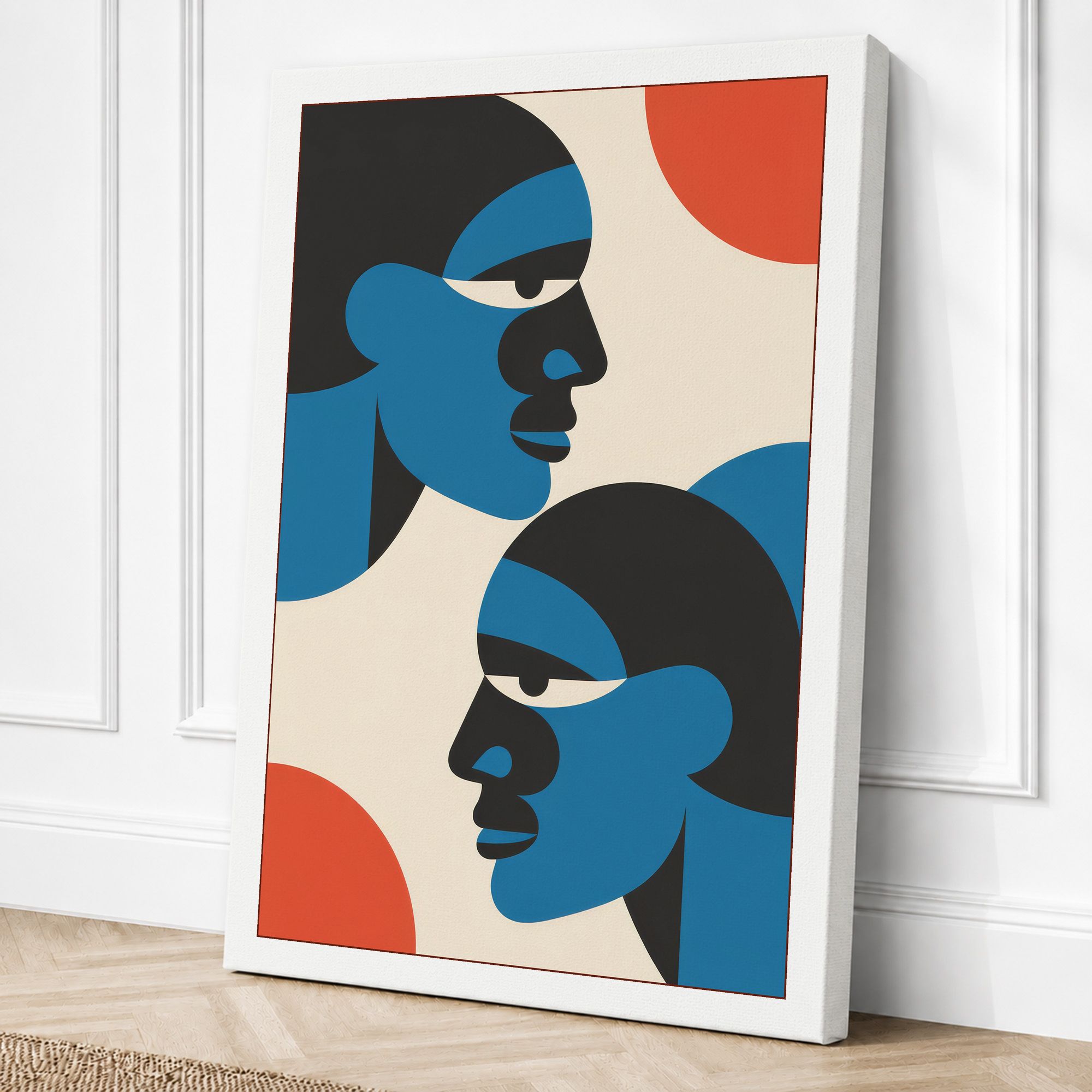 White border canvas