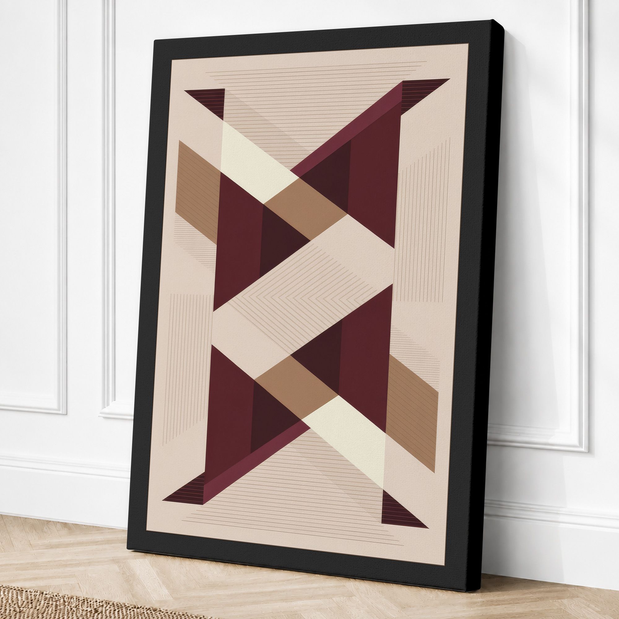 Black border canvas
