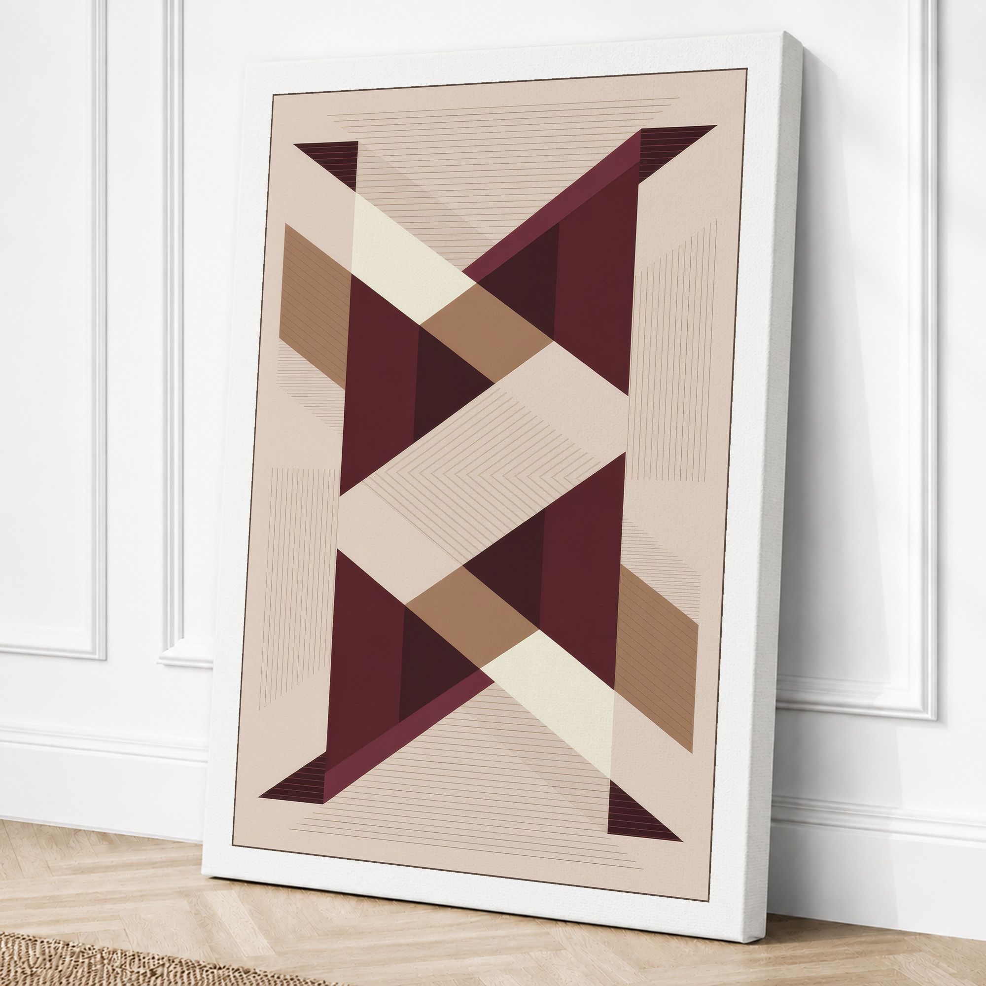White border canvas