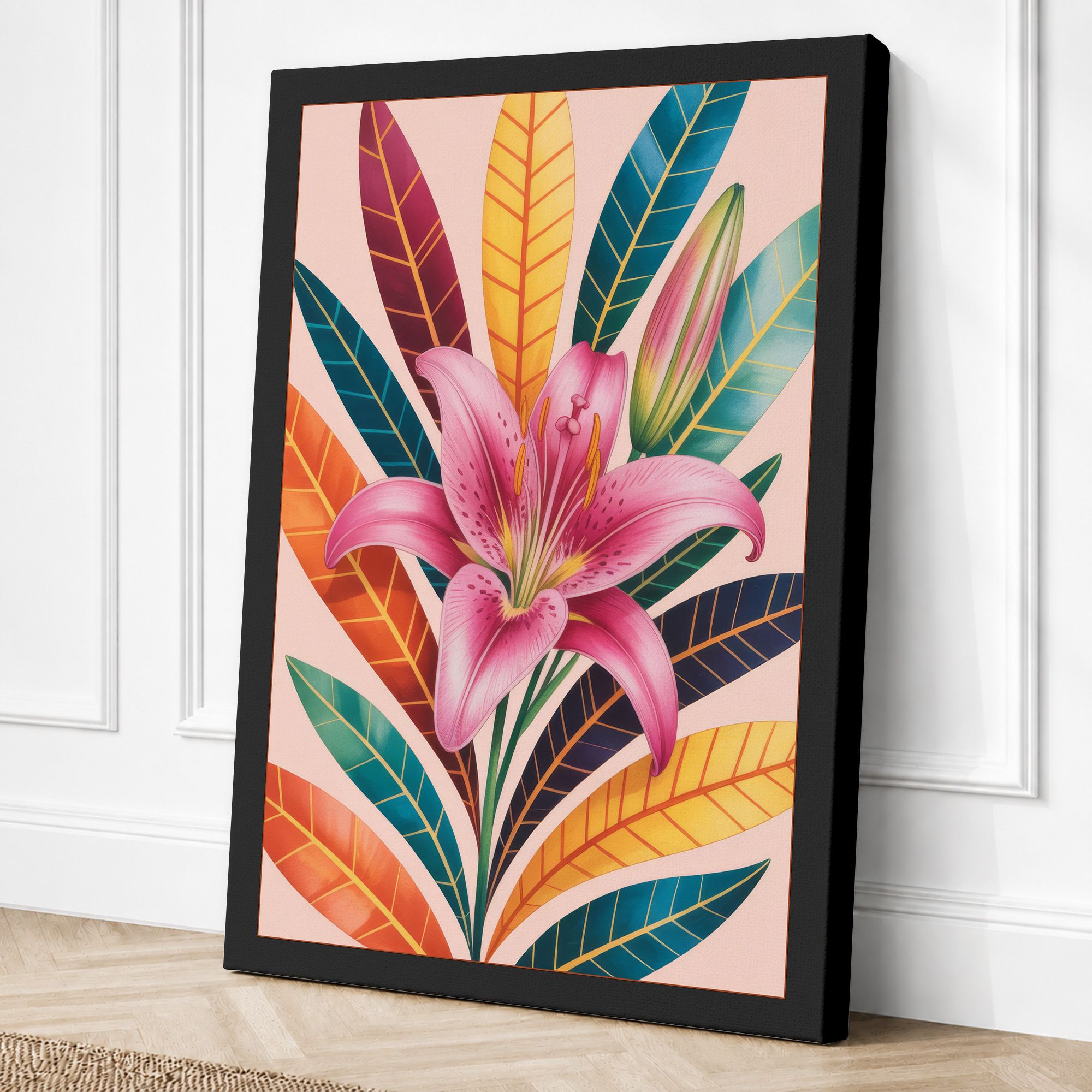 Black border canvas