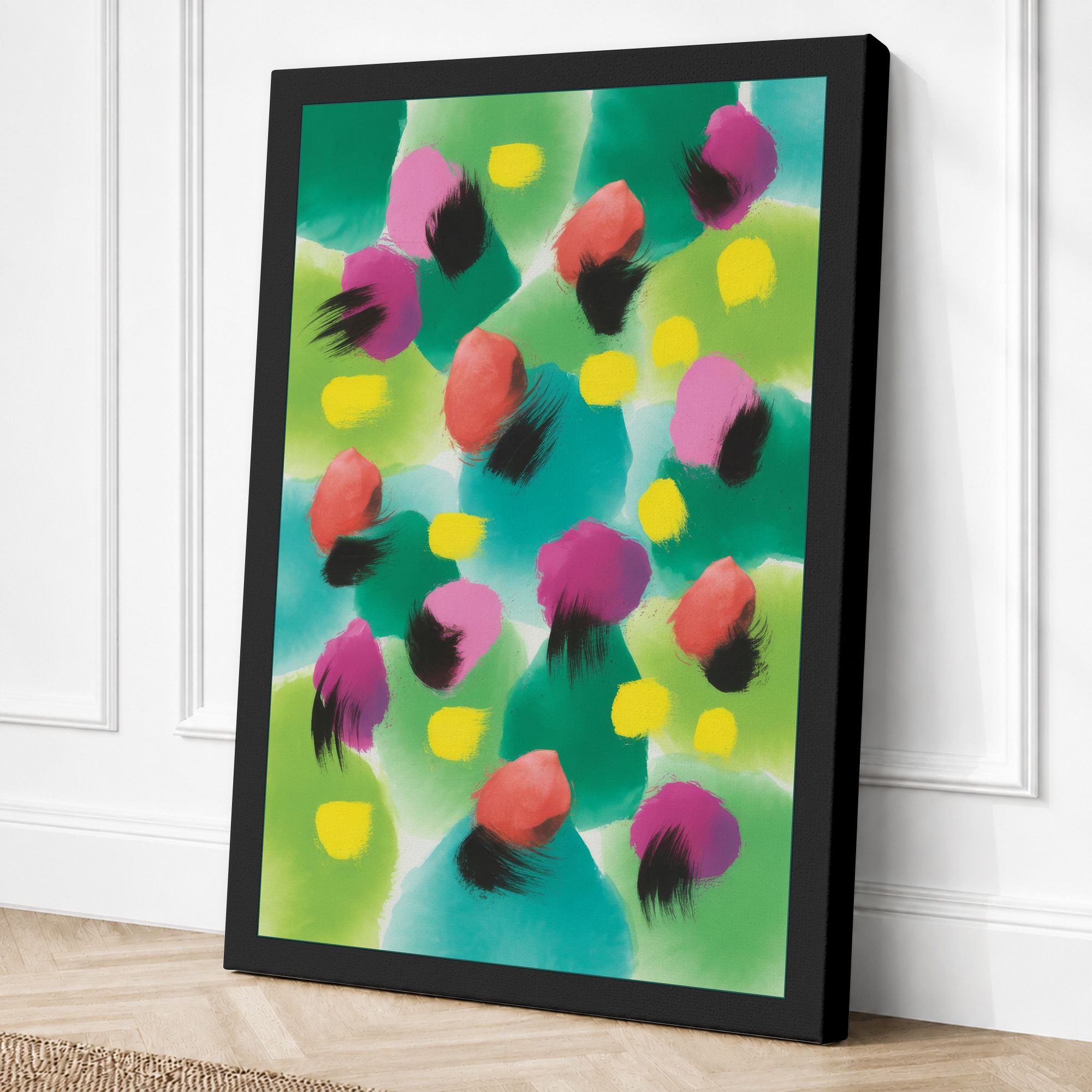 Black border canvas