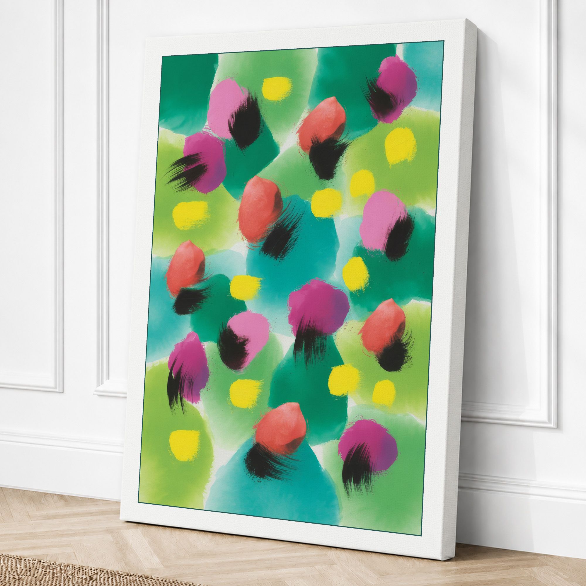 White border canvas