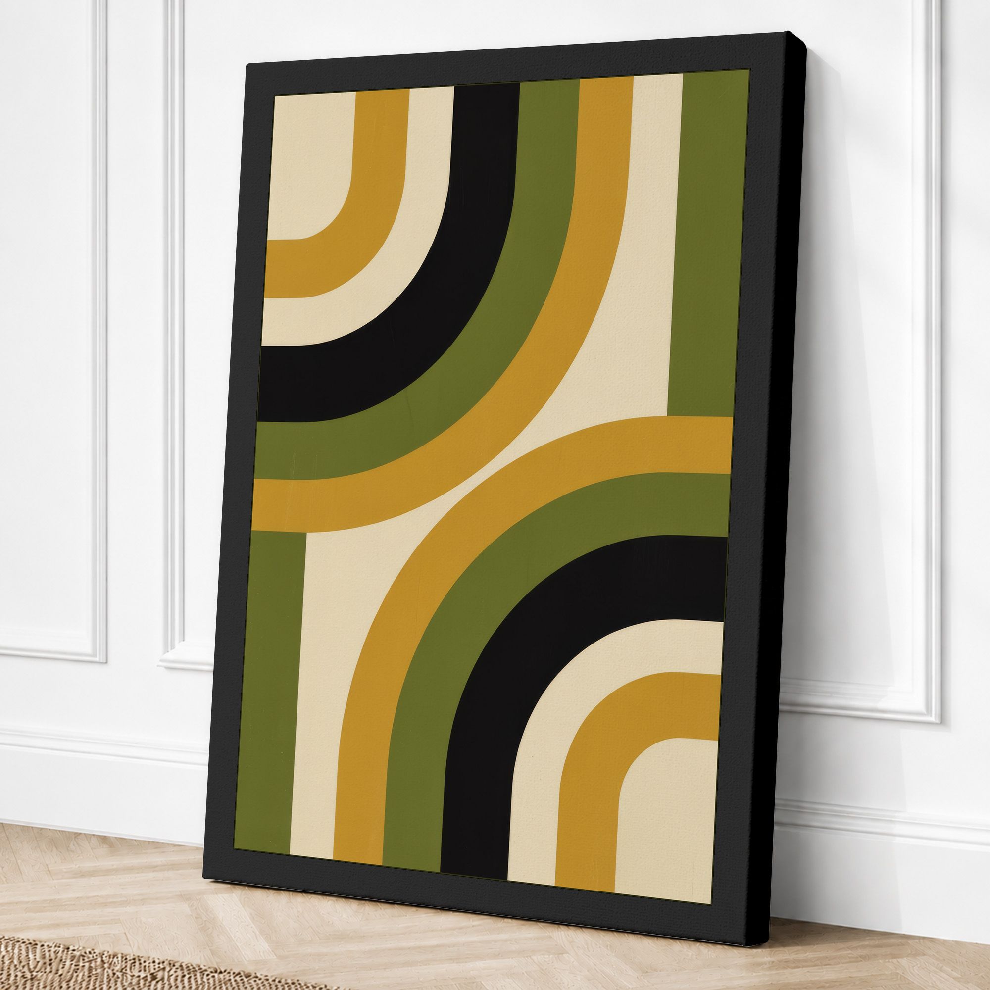 Black border canvas