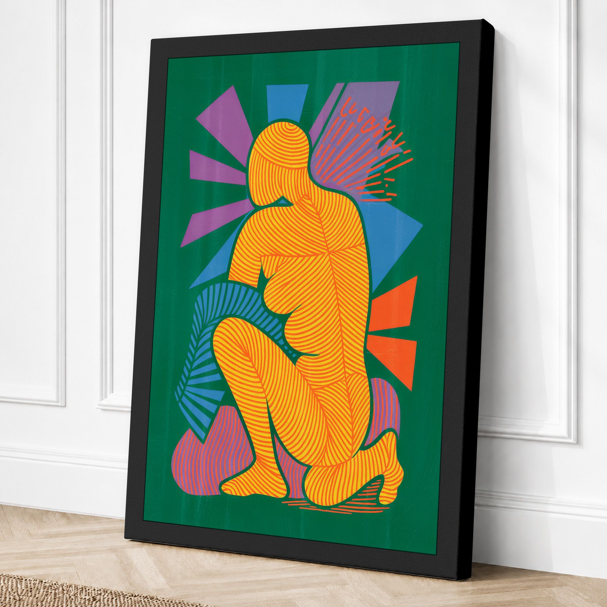 Black border canvas