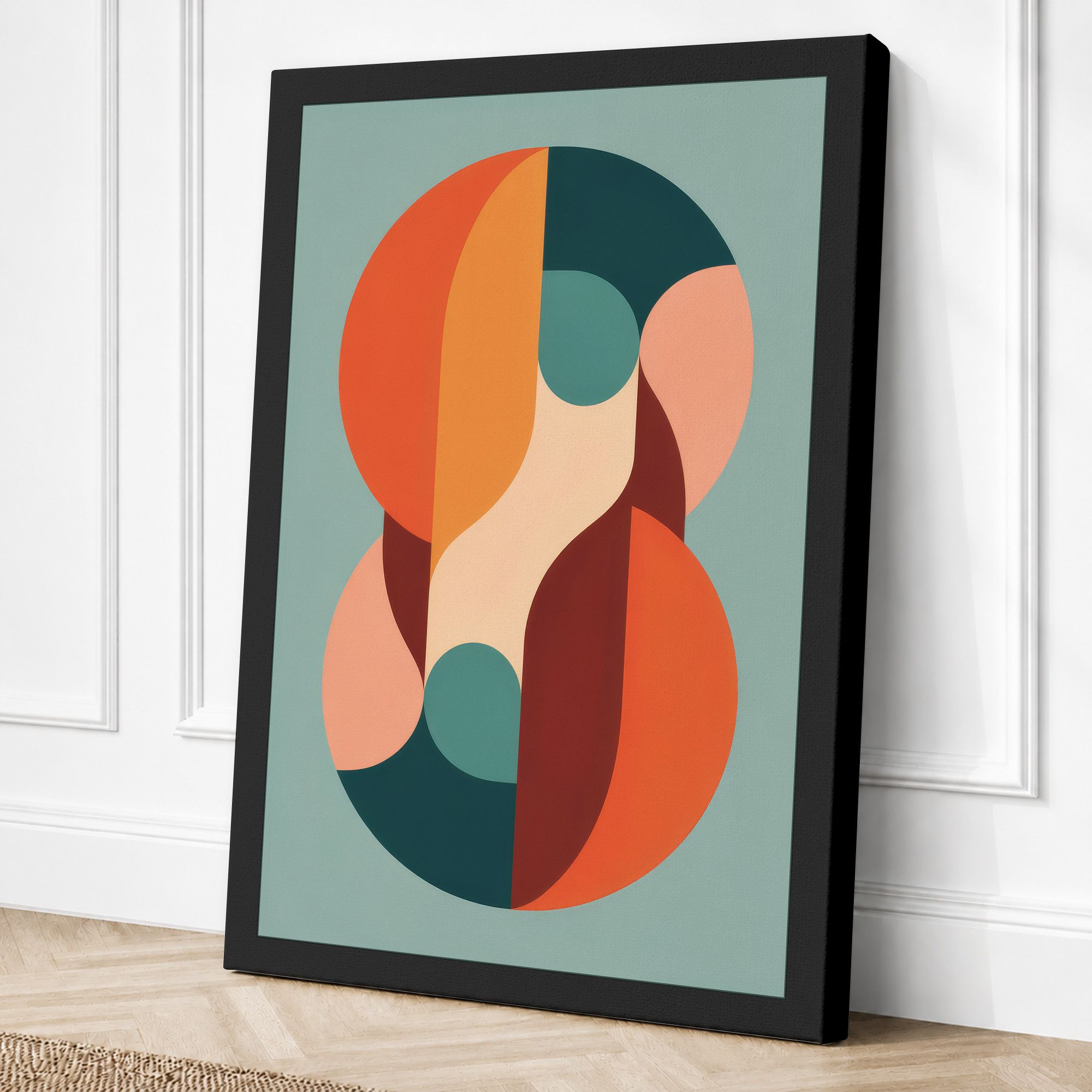 Black border canvas