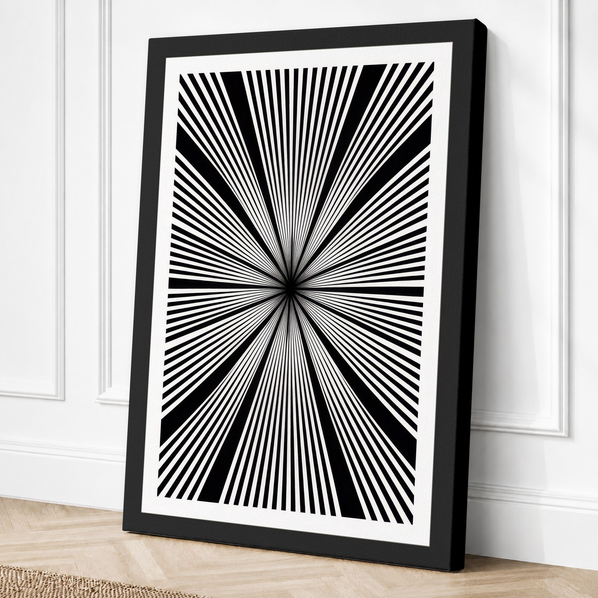 Black border canvas