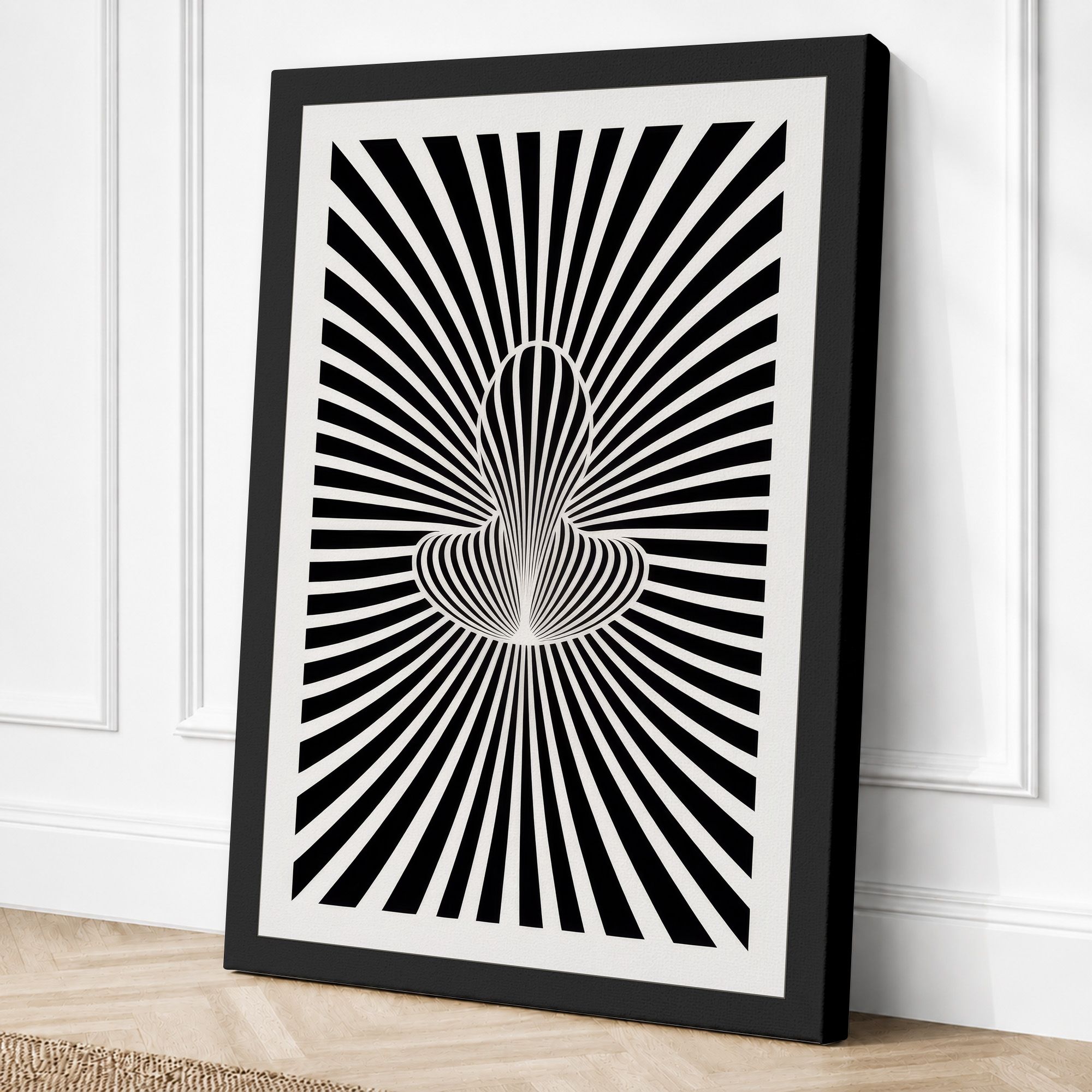 Black border canvas