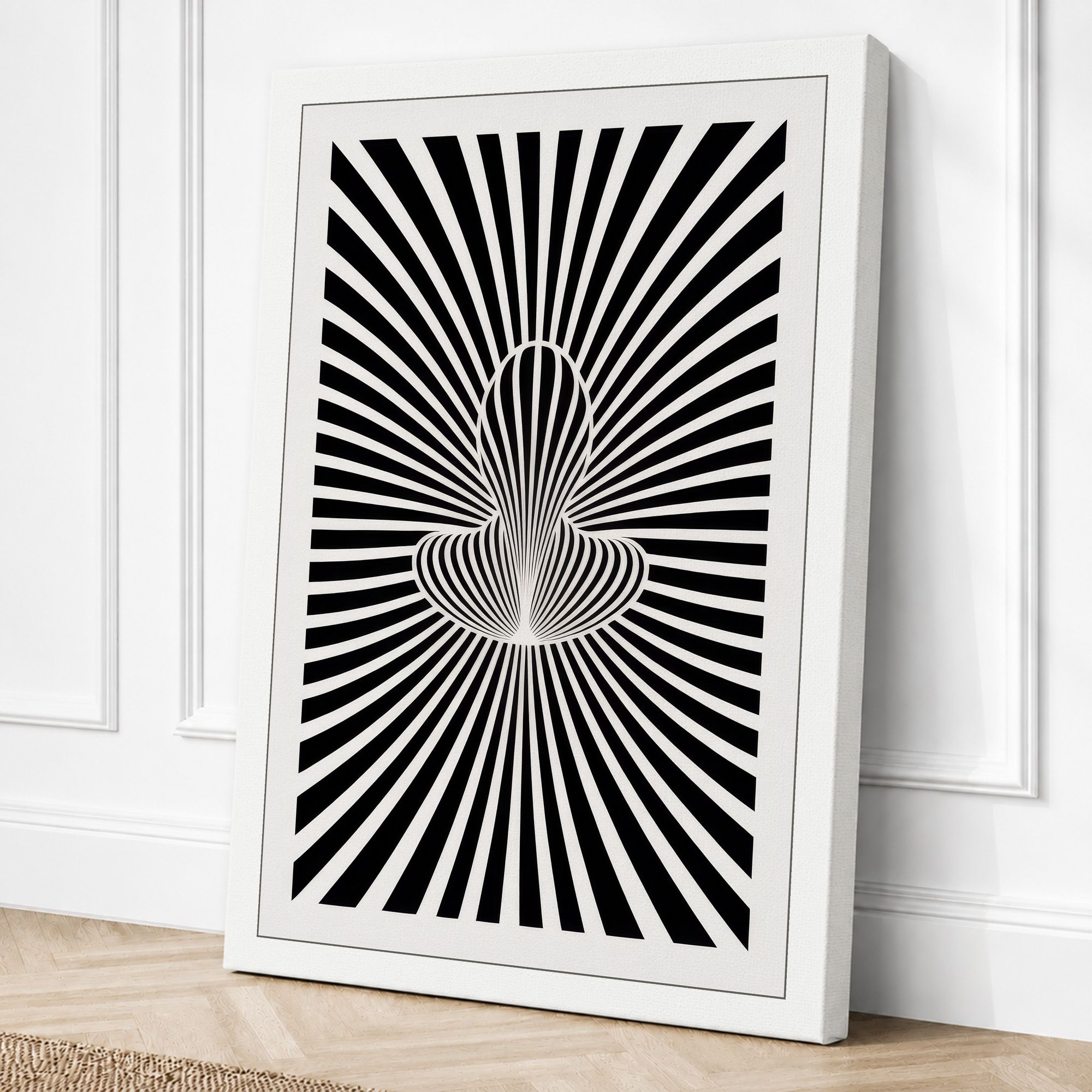 White border canvas
