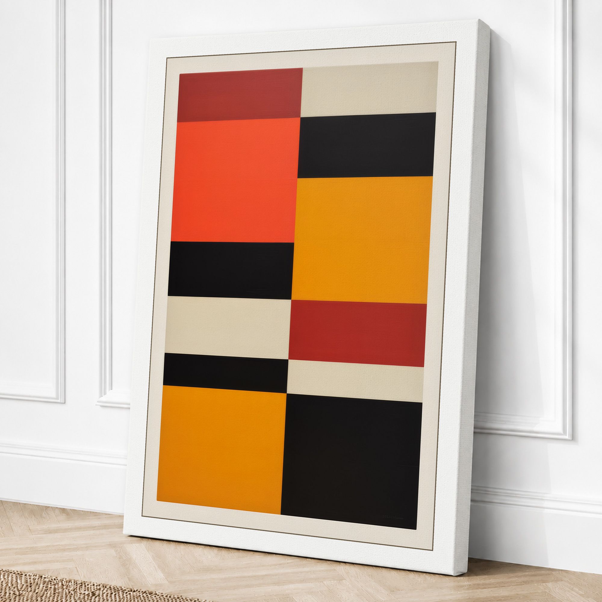 White border canvas