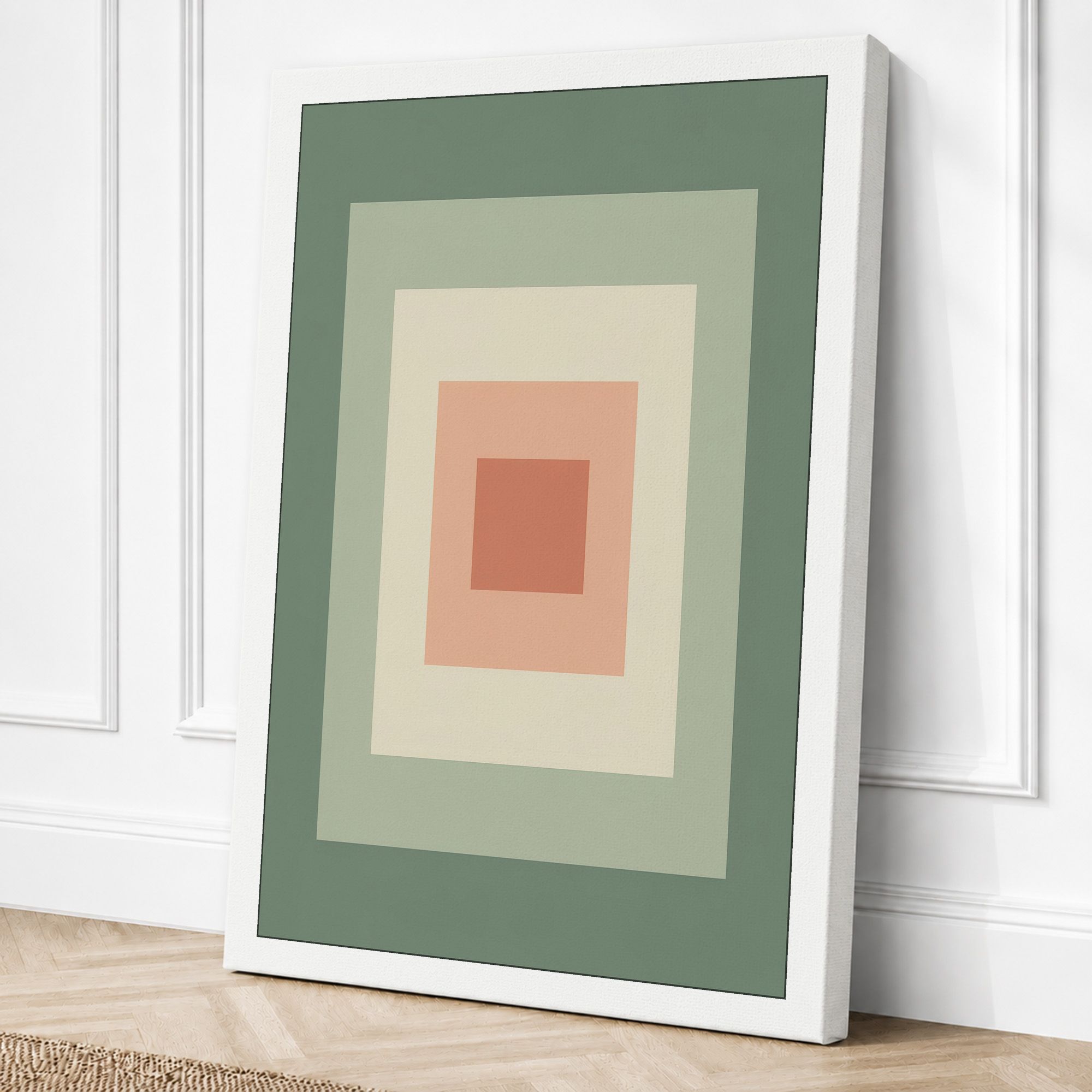 White border canvas