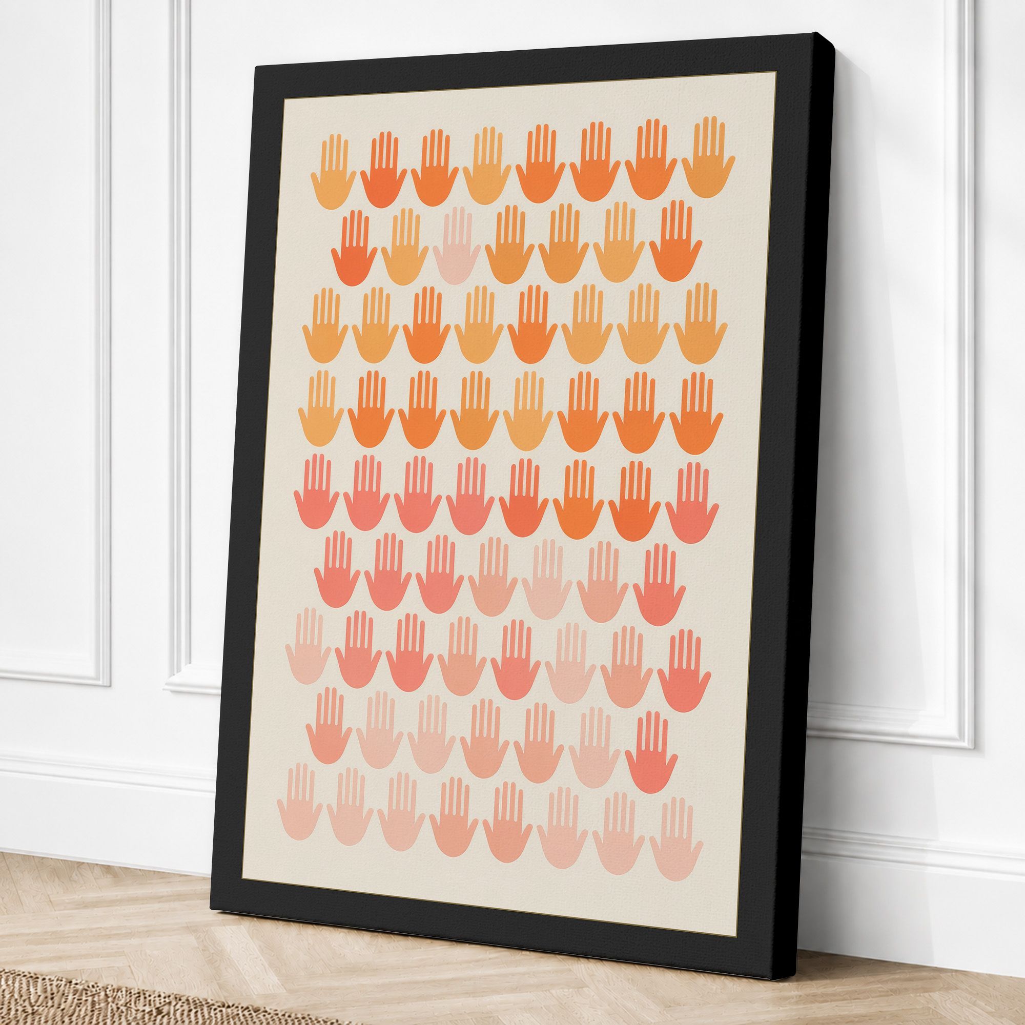 Black border canvas