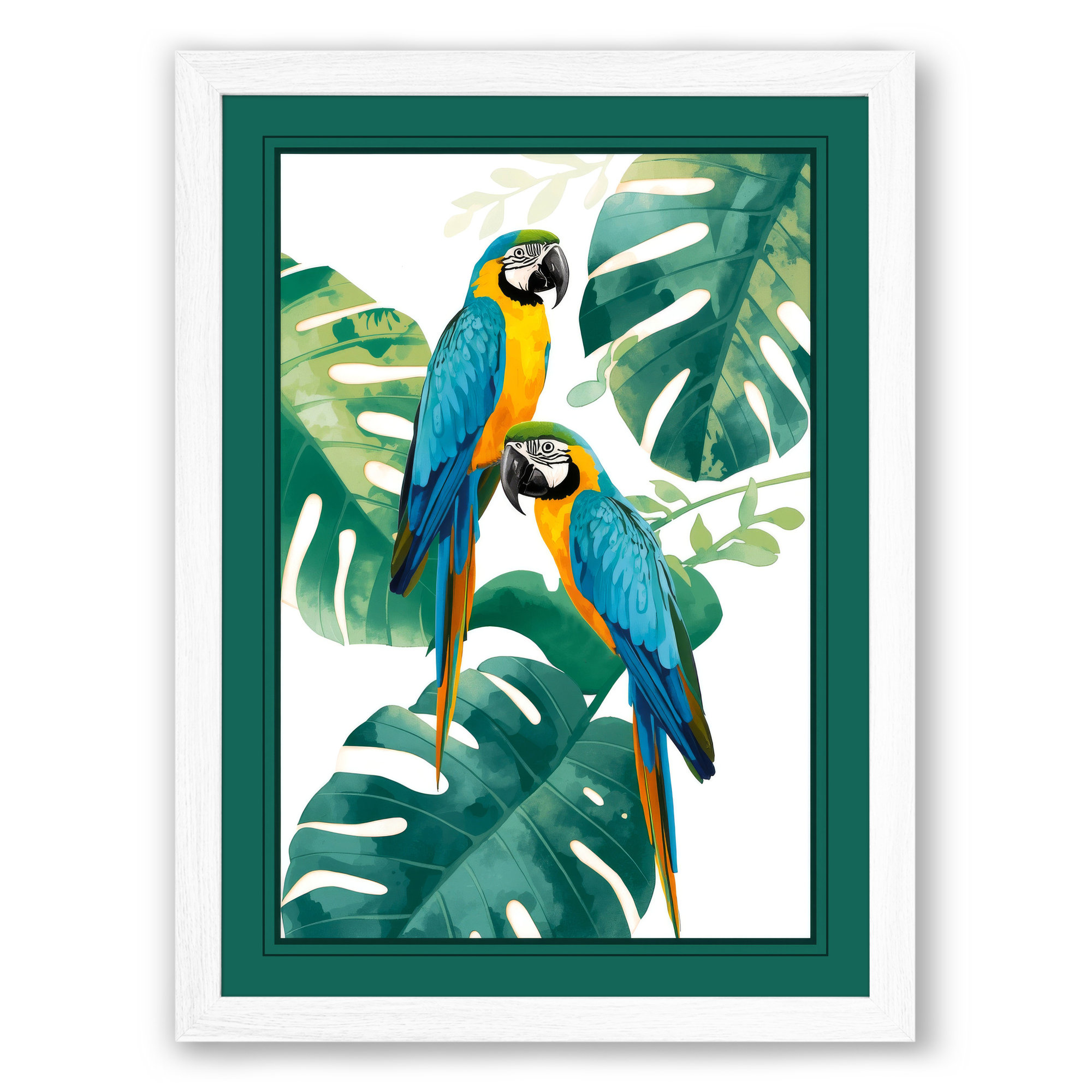 White frame