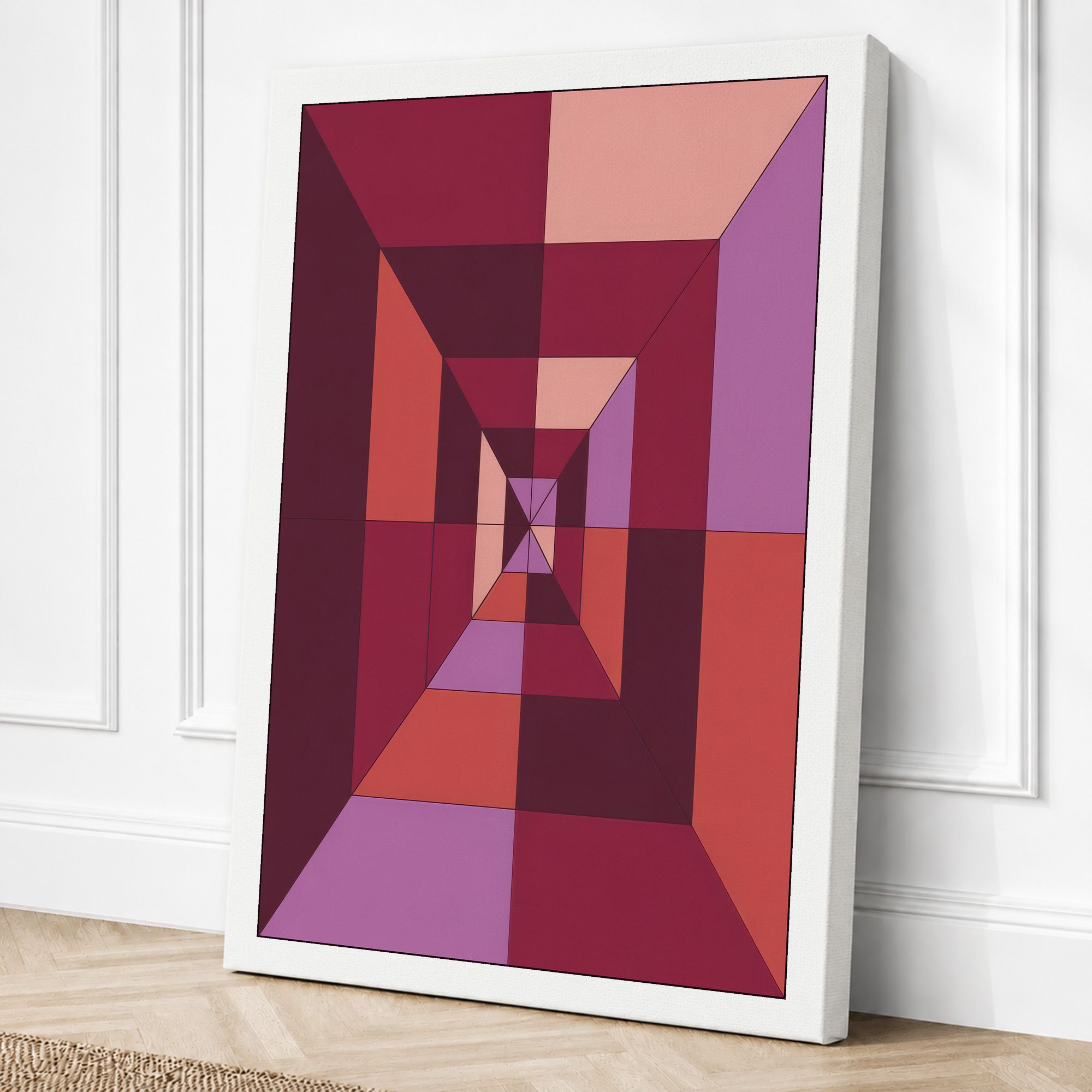 White border canvas