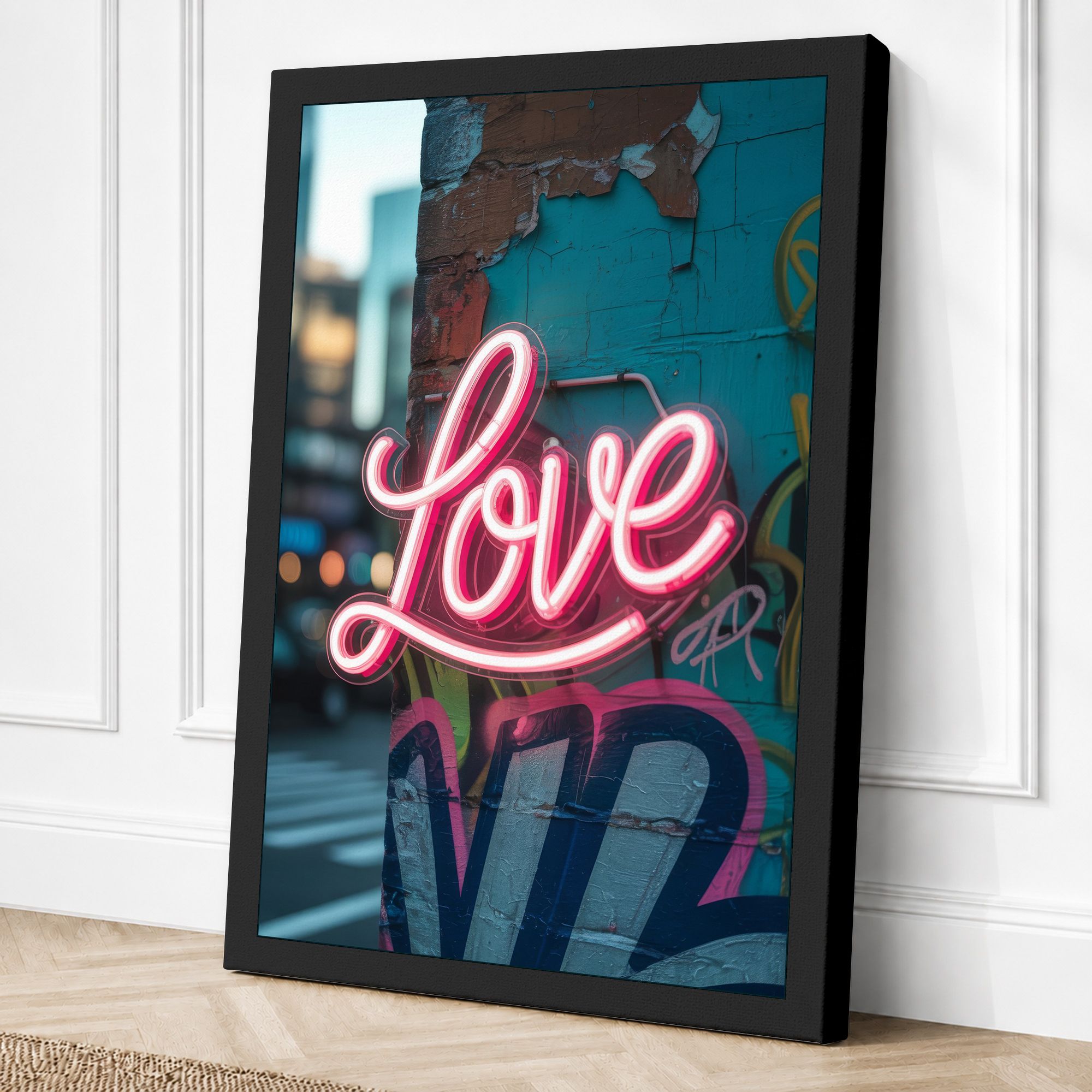Black border canvas