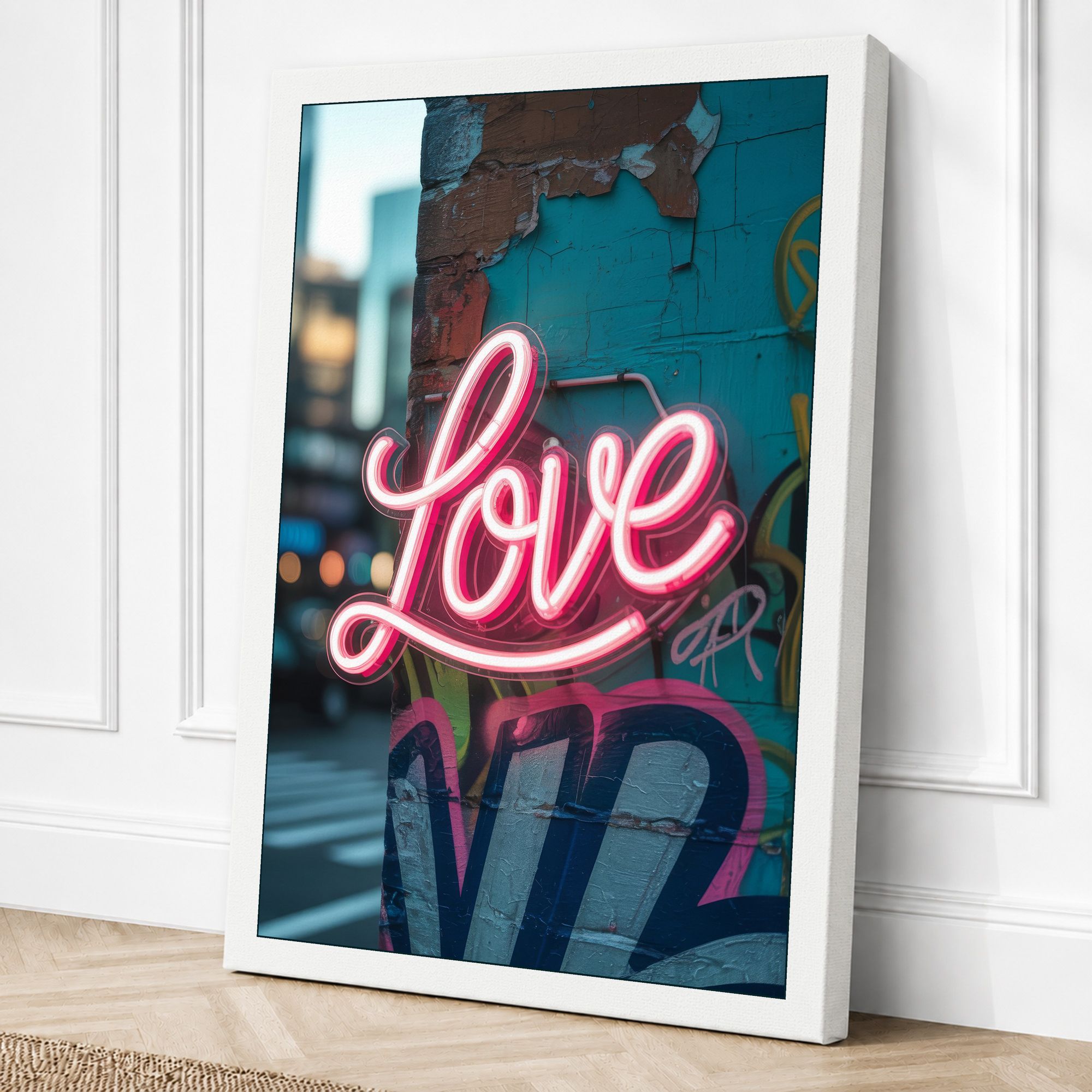White border canvas