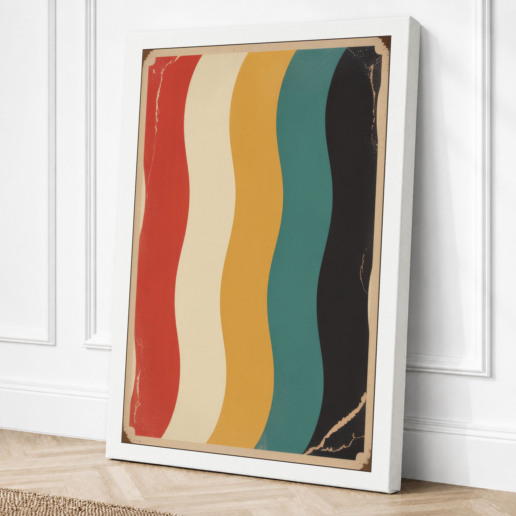 White border canvas