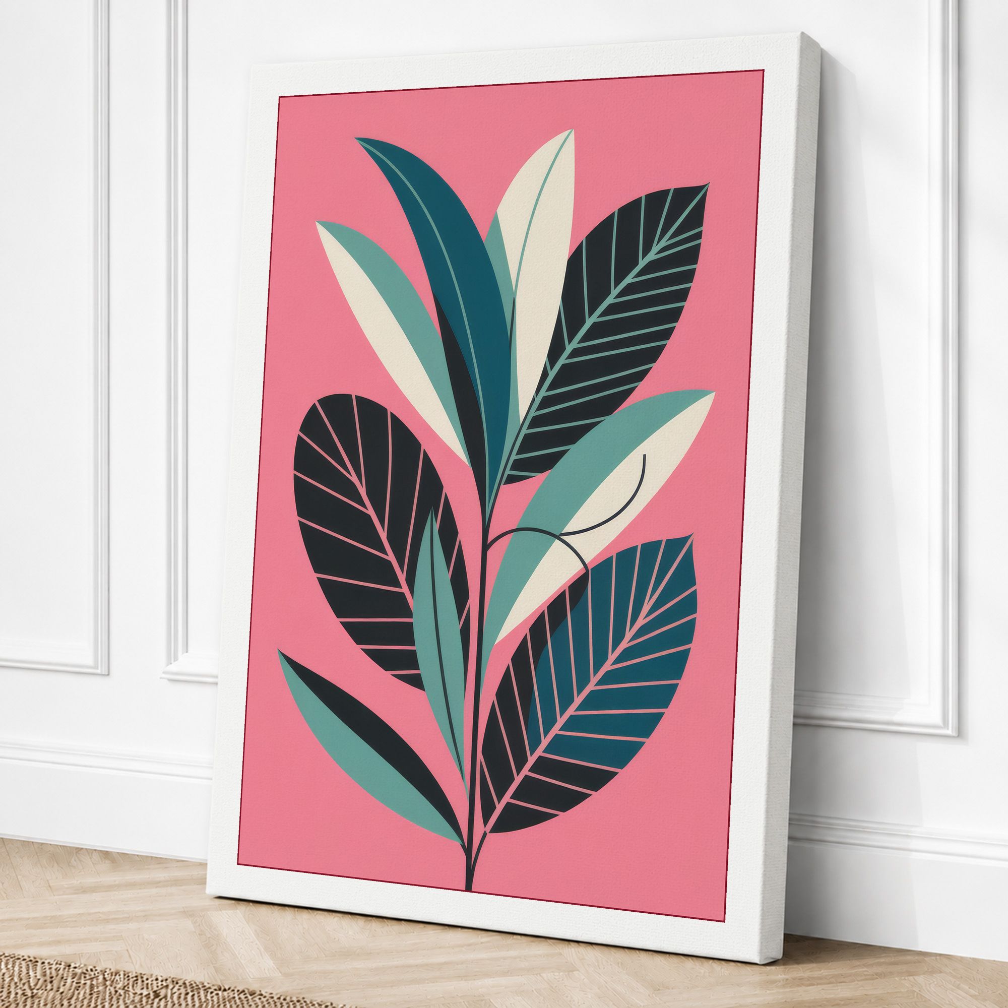 White border canvas