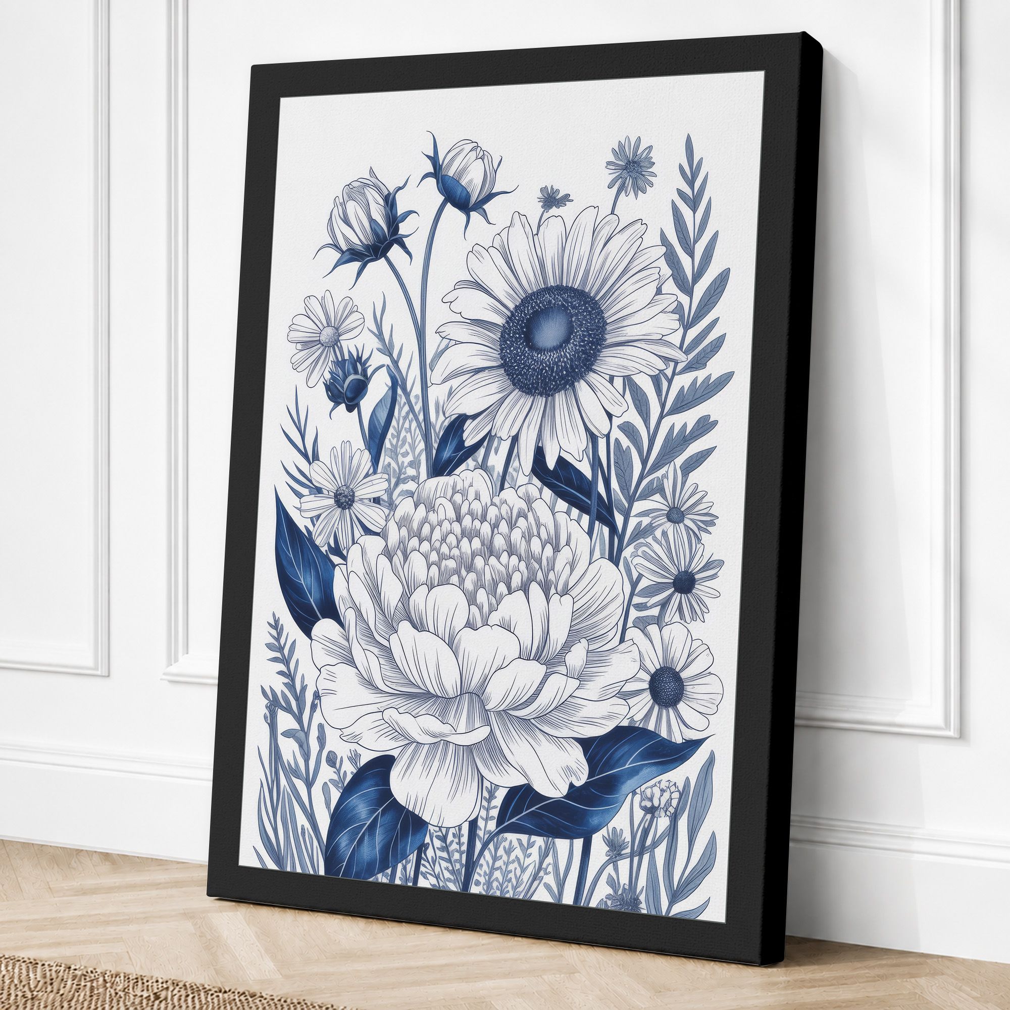 Black border canvas
