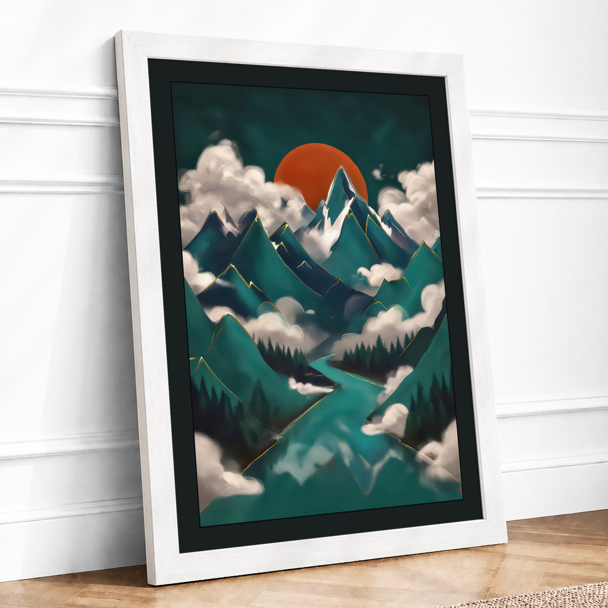 White frame