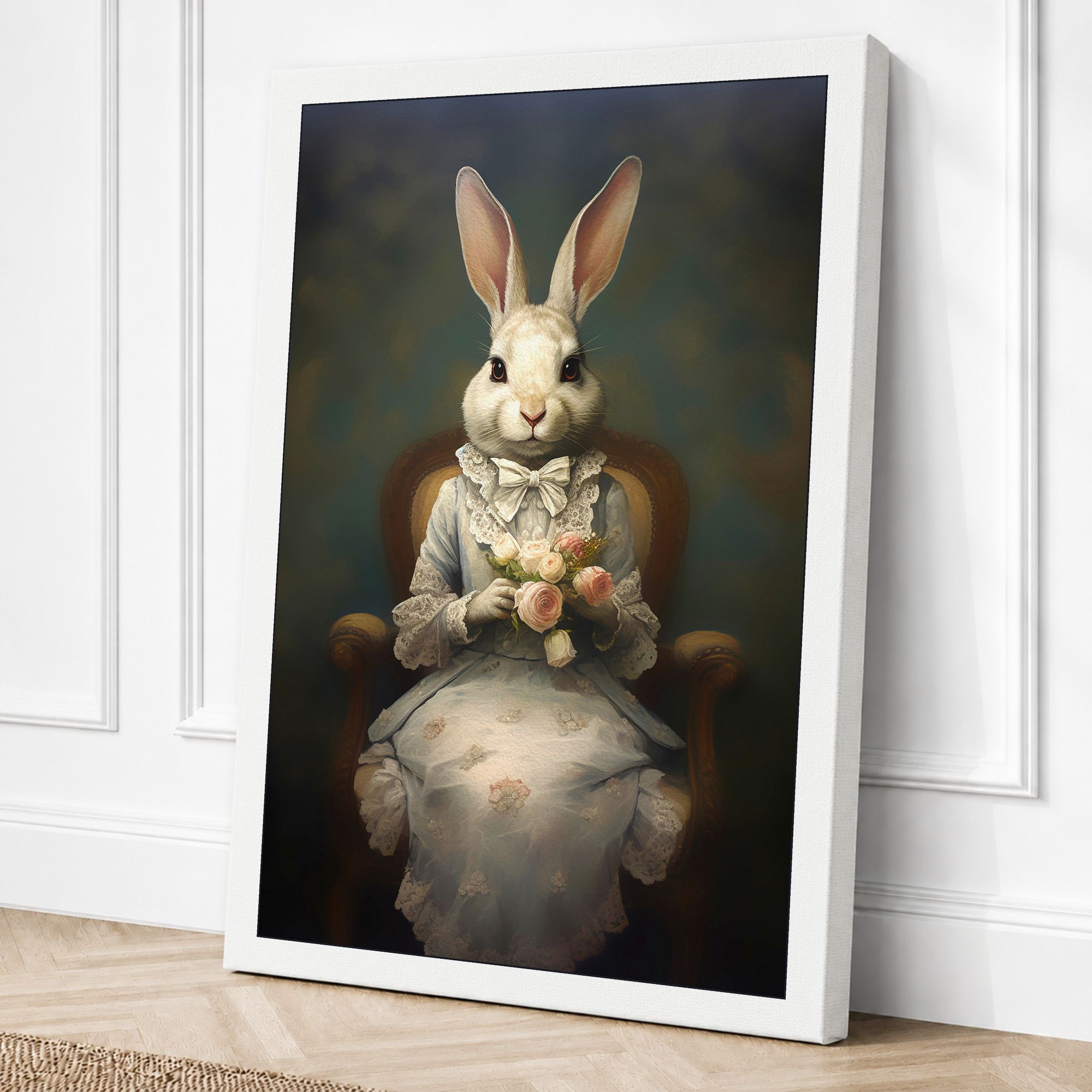 White border canvas
