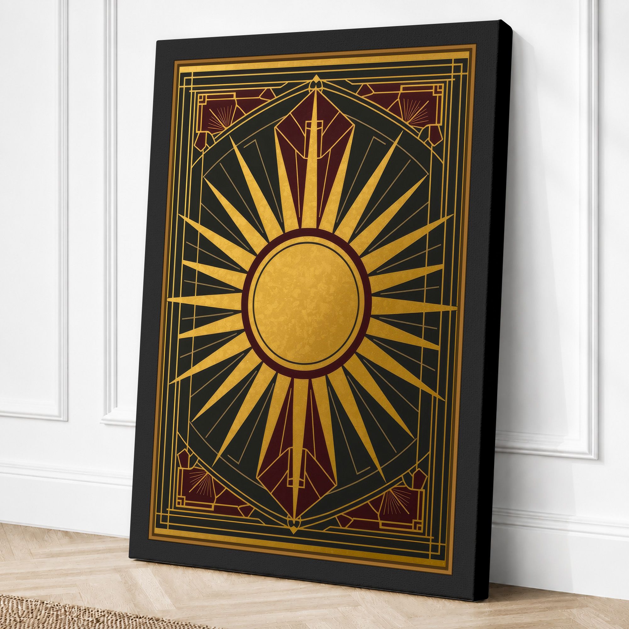 Black border canvas