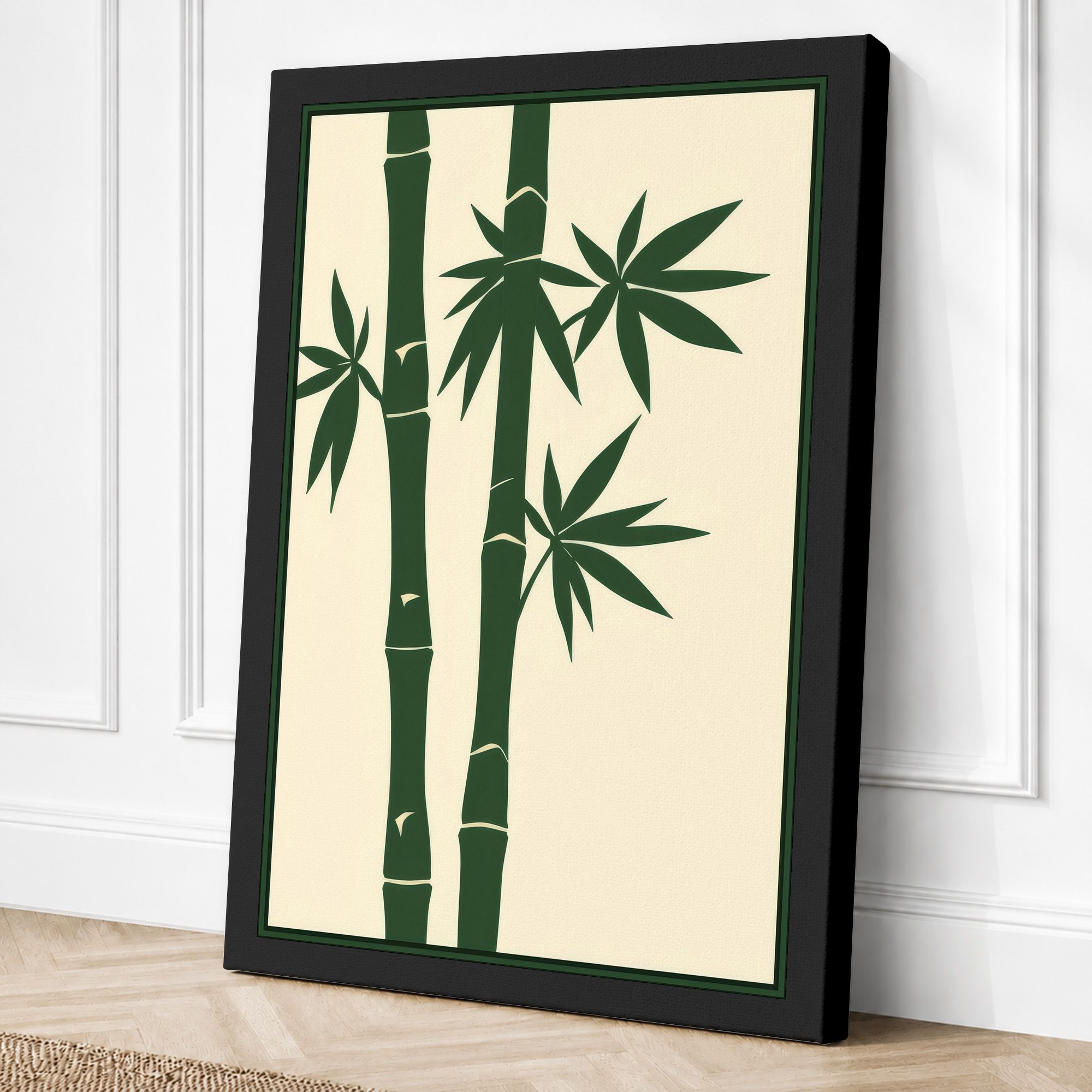 Black border canvas