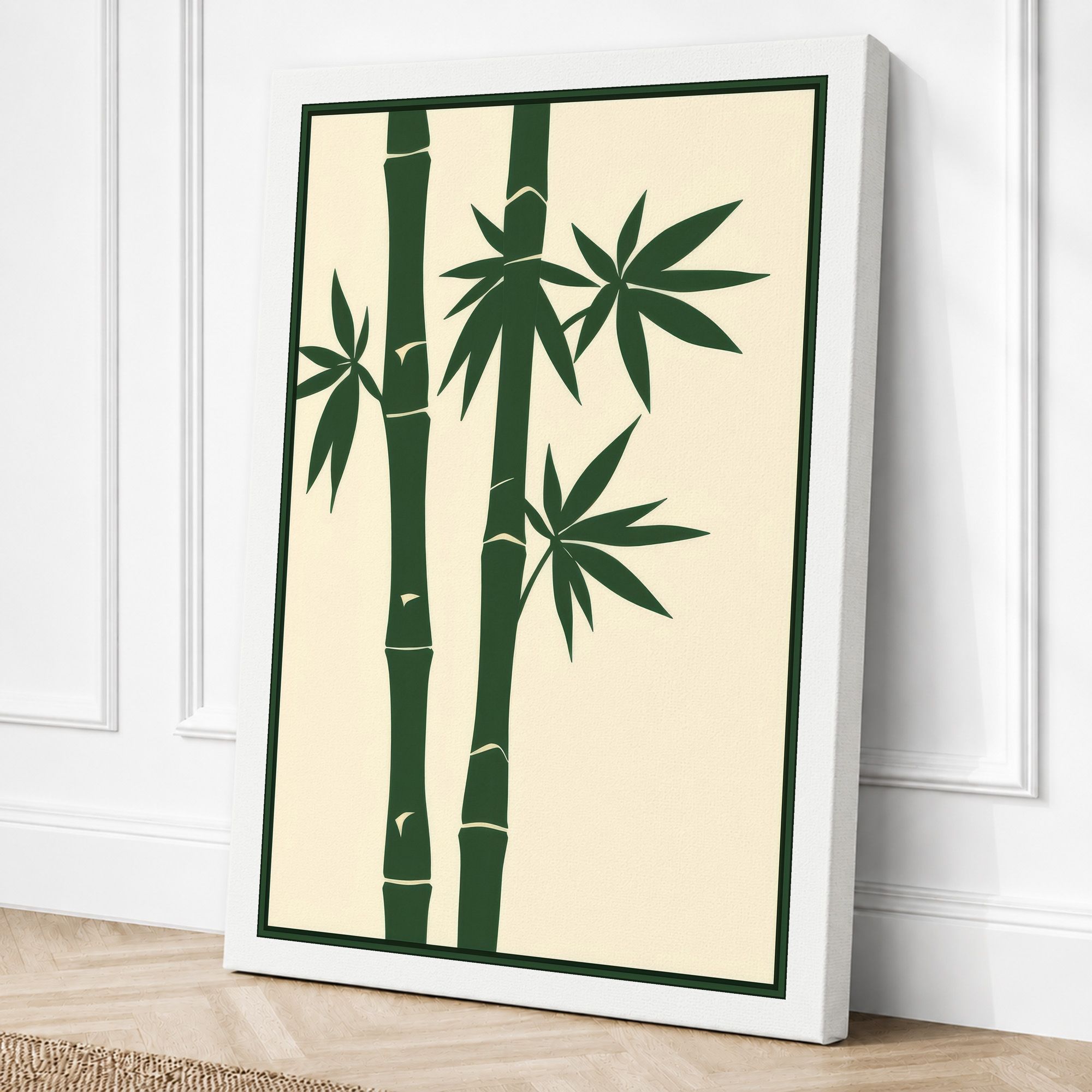White border canvas