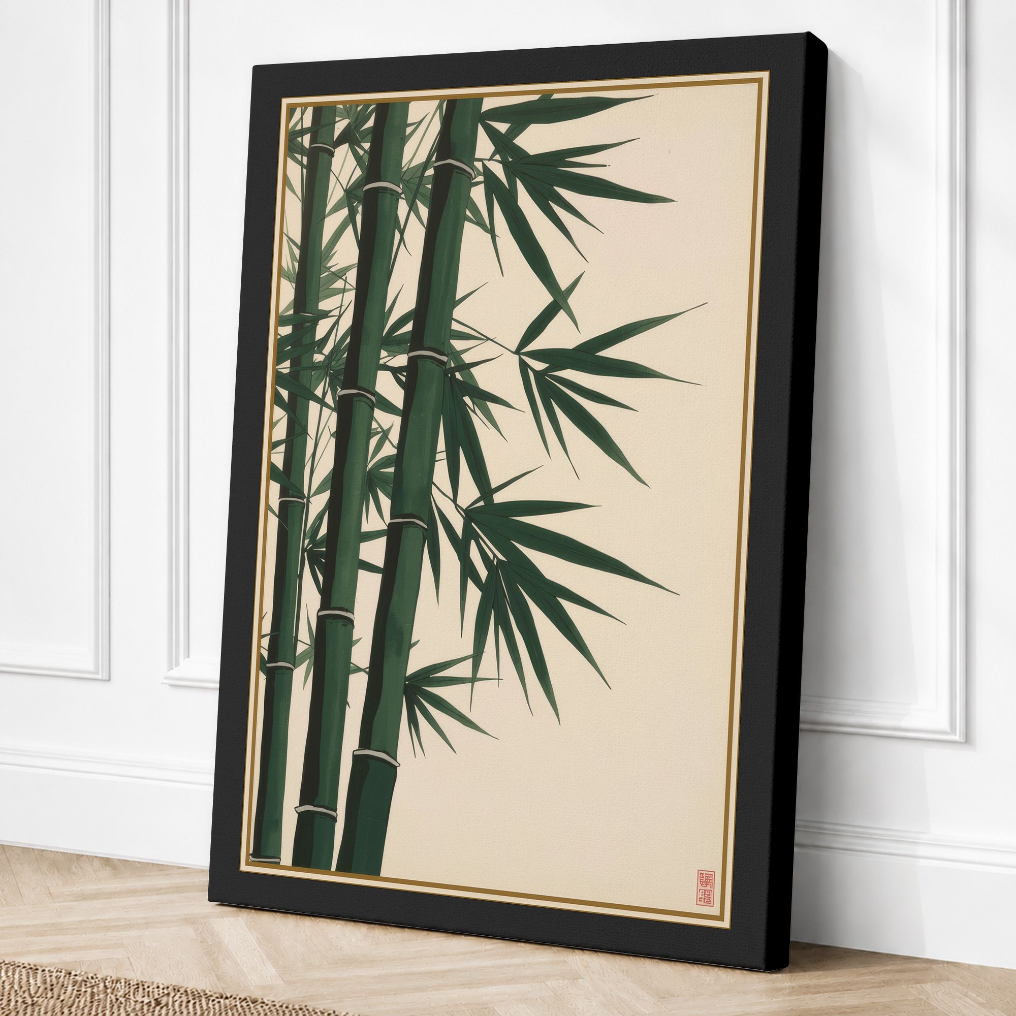 Black border canvas