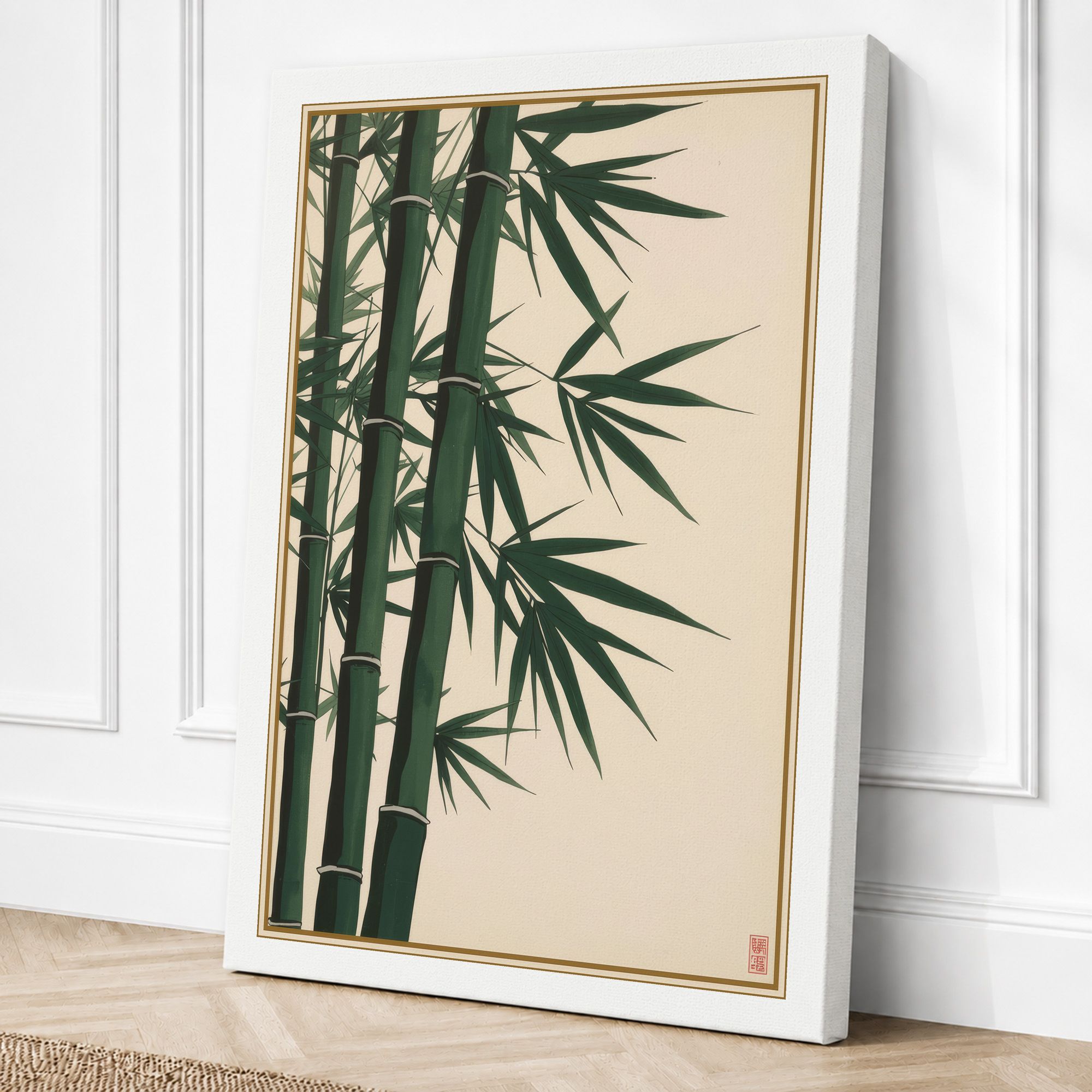 White border canvas