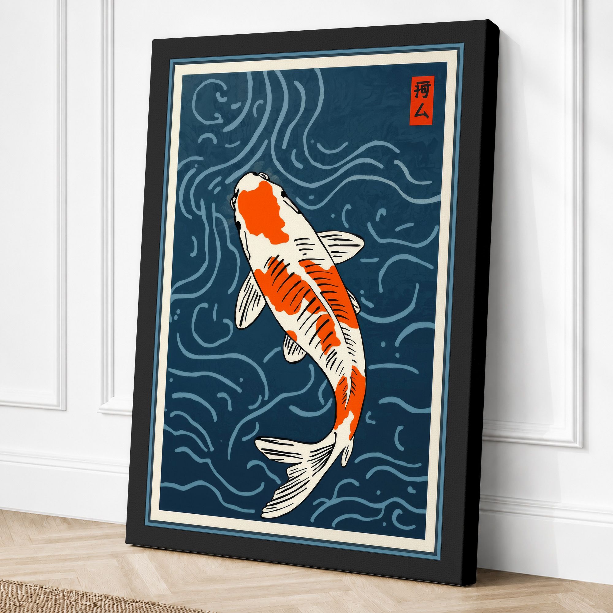 Black border canvas