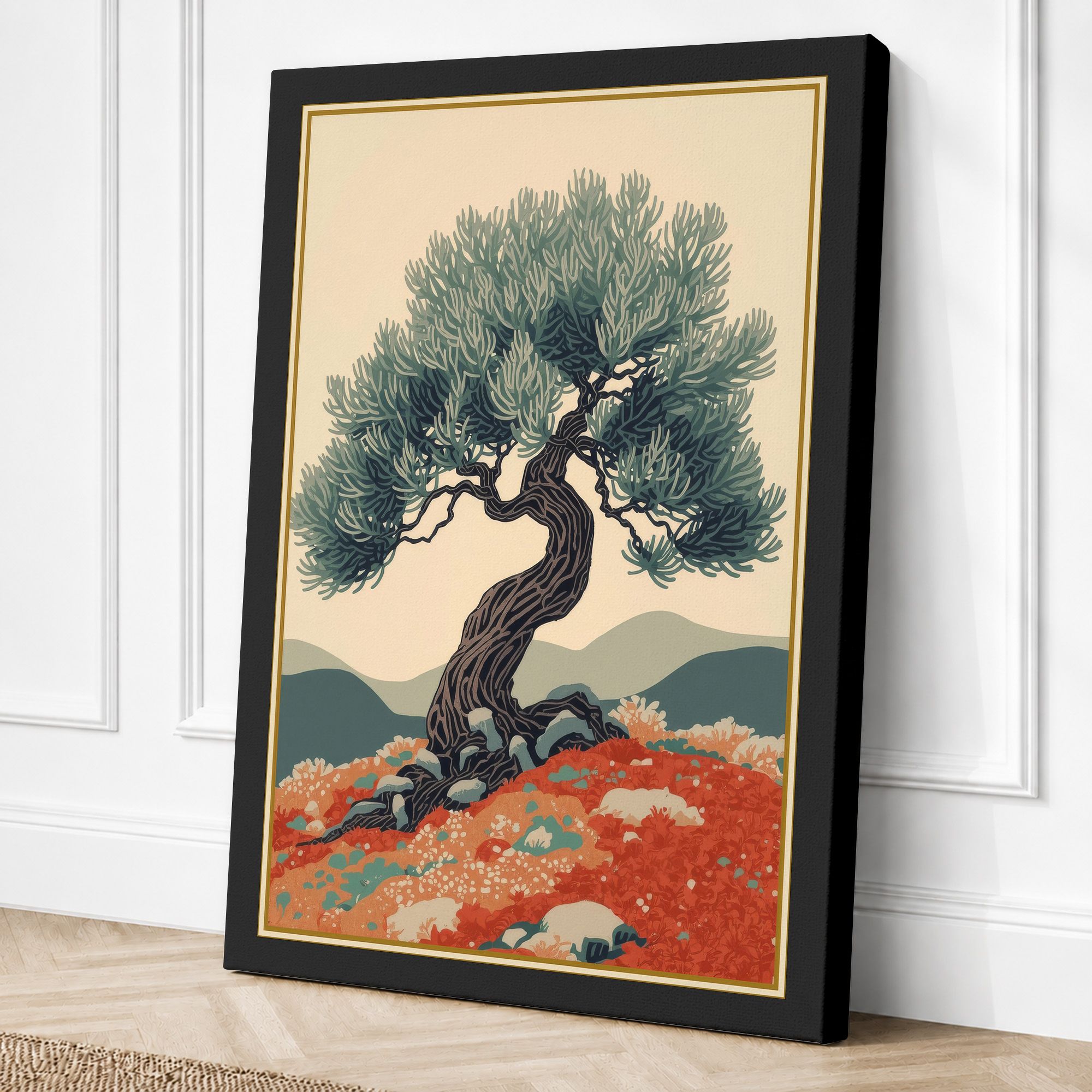 Black border canvas