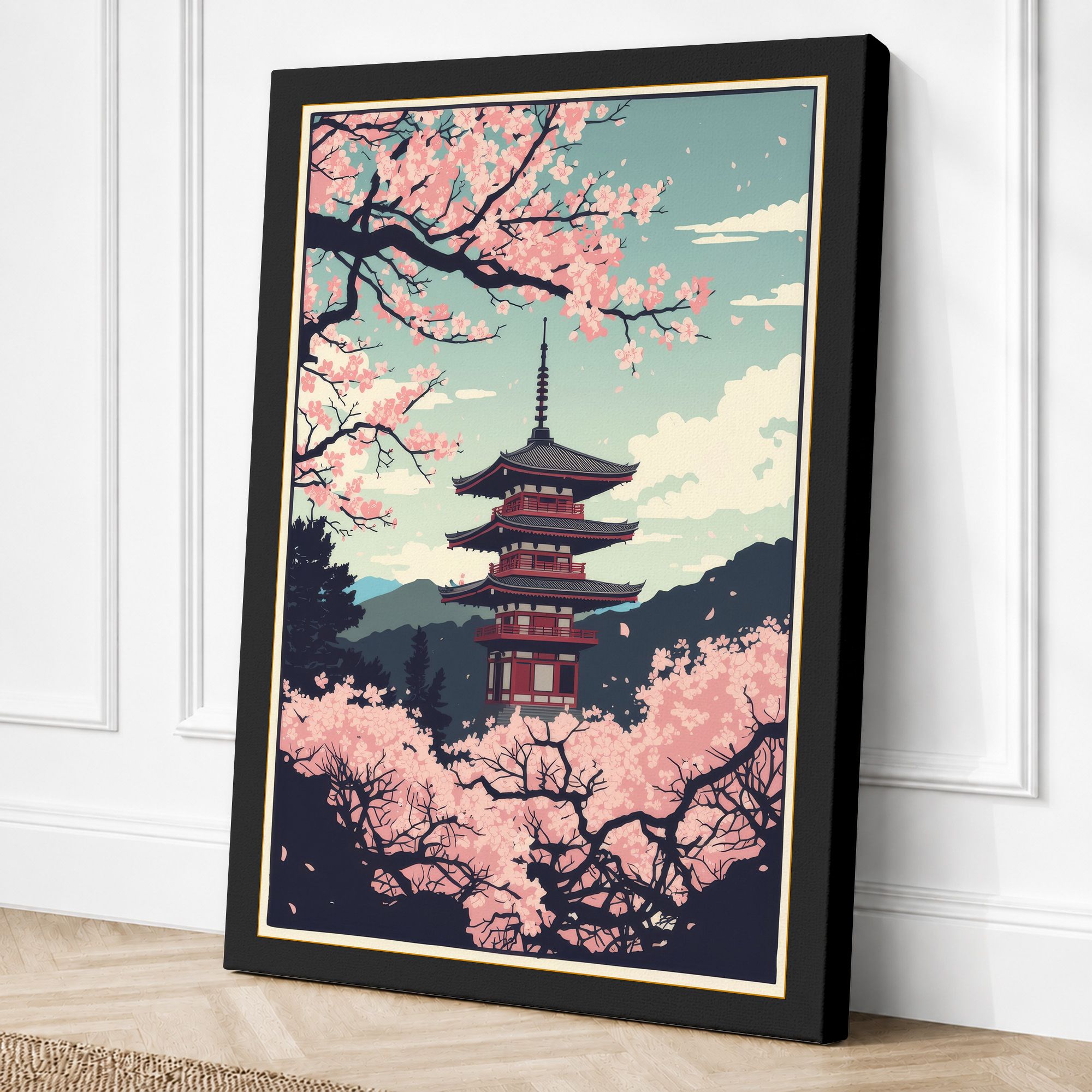 Black border canvas