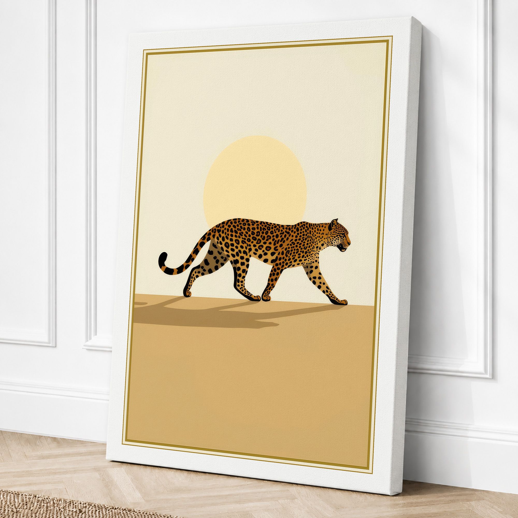 White border canvas