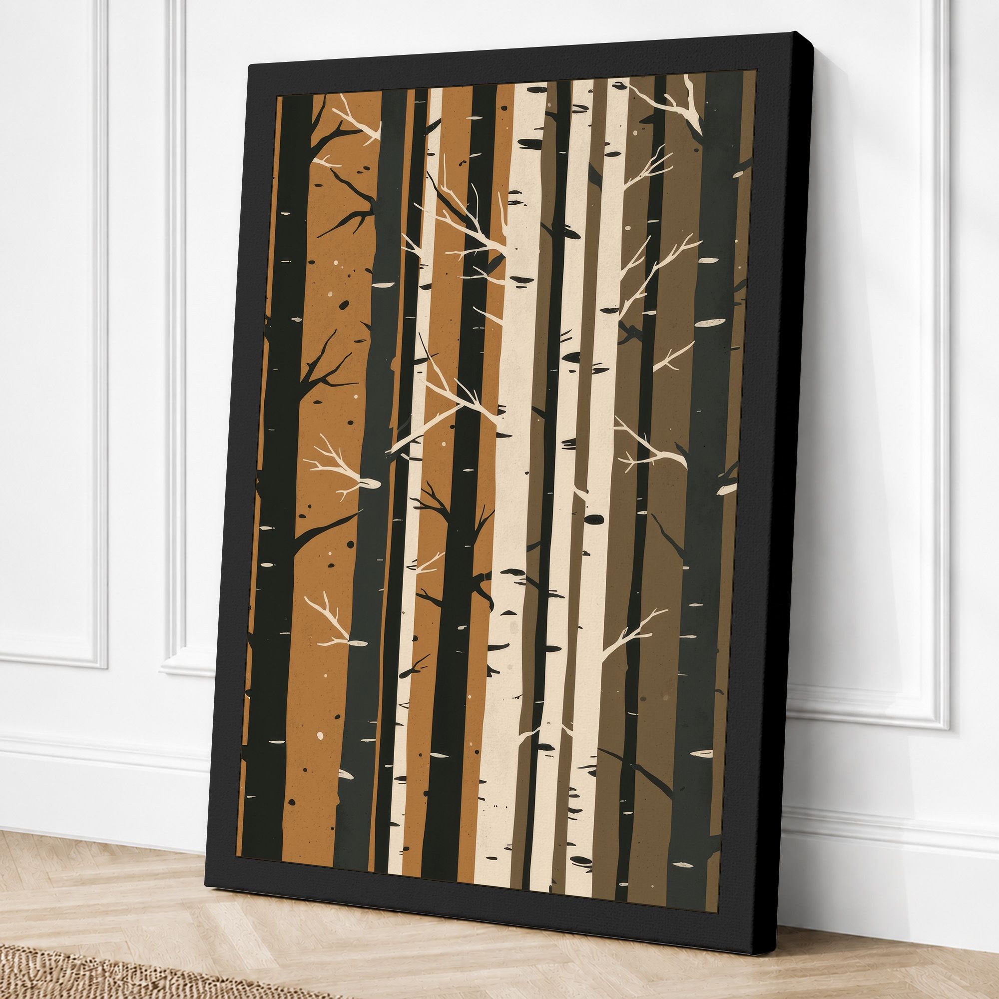 Black border canvas