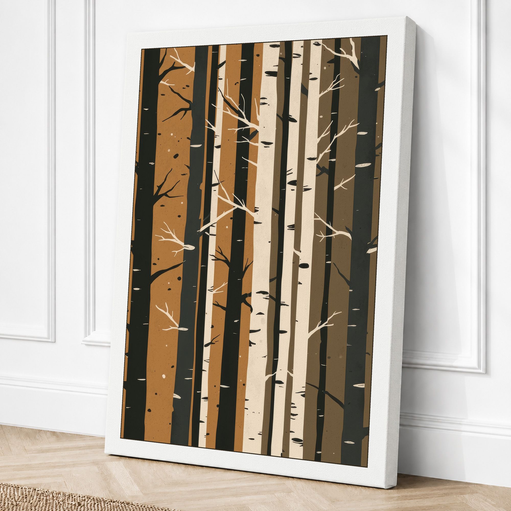 White border canvas