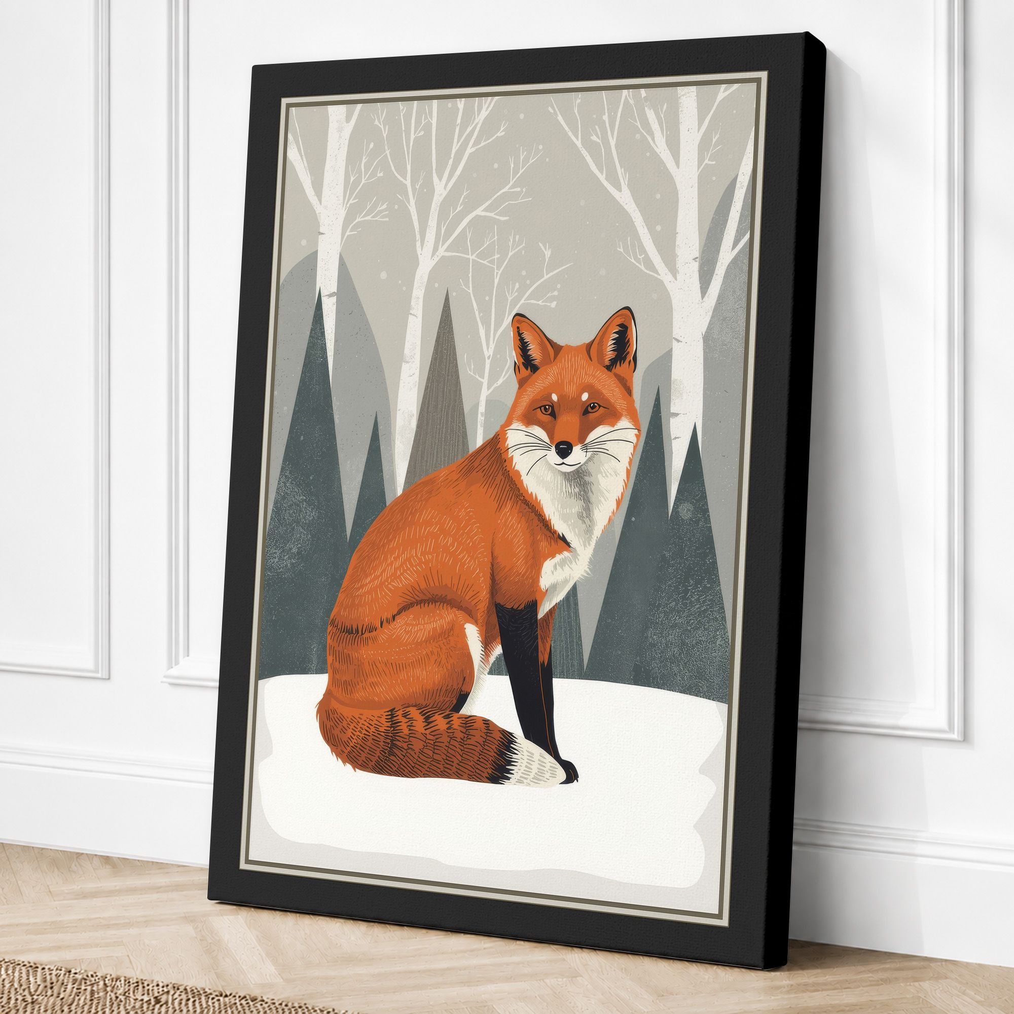Black border canvas