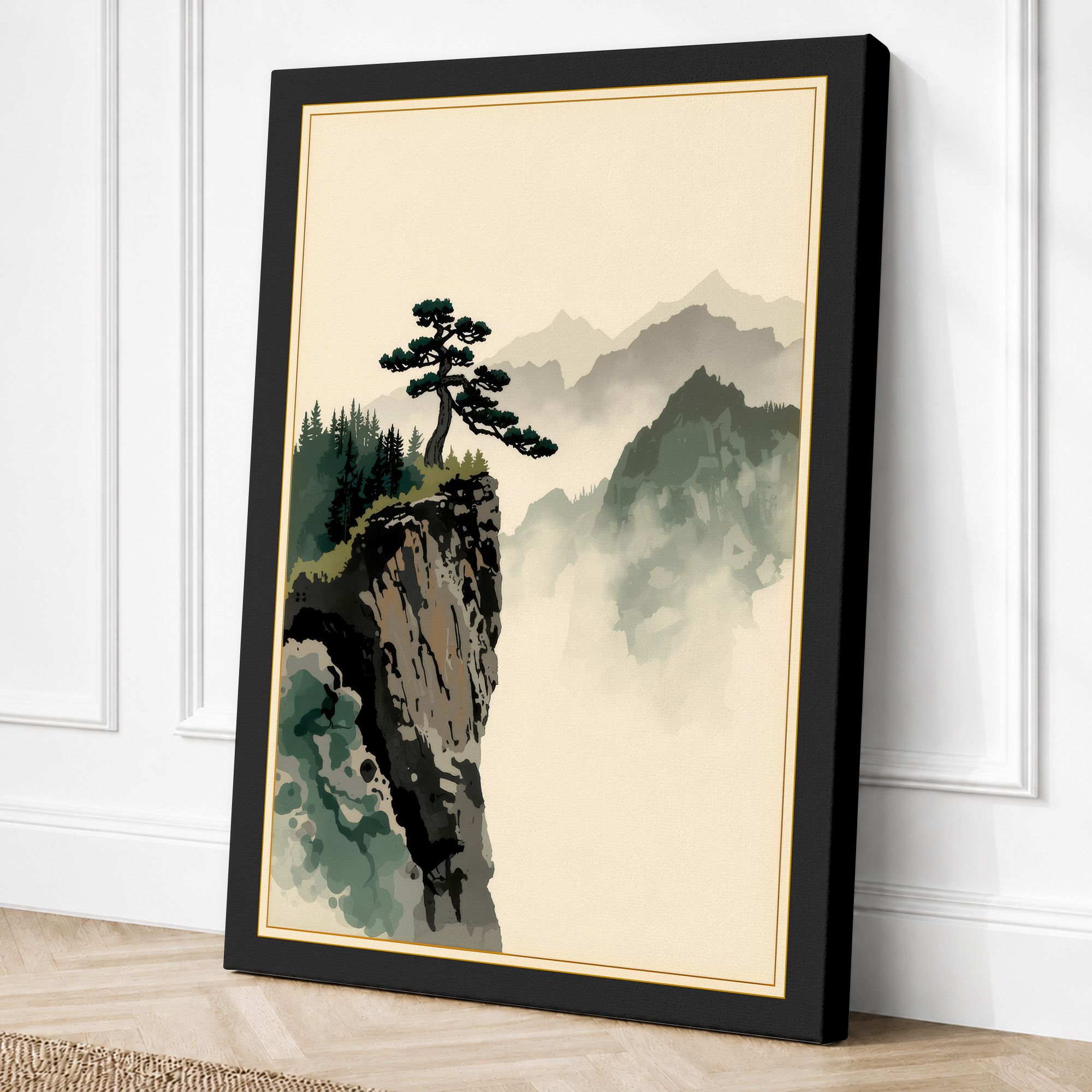 Black border canvas