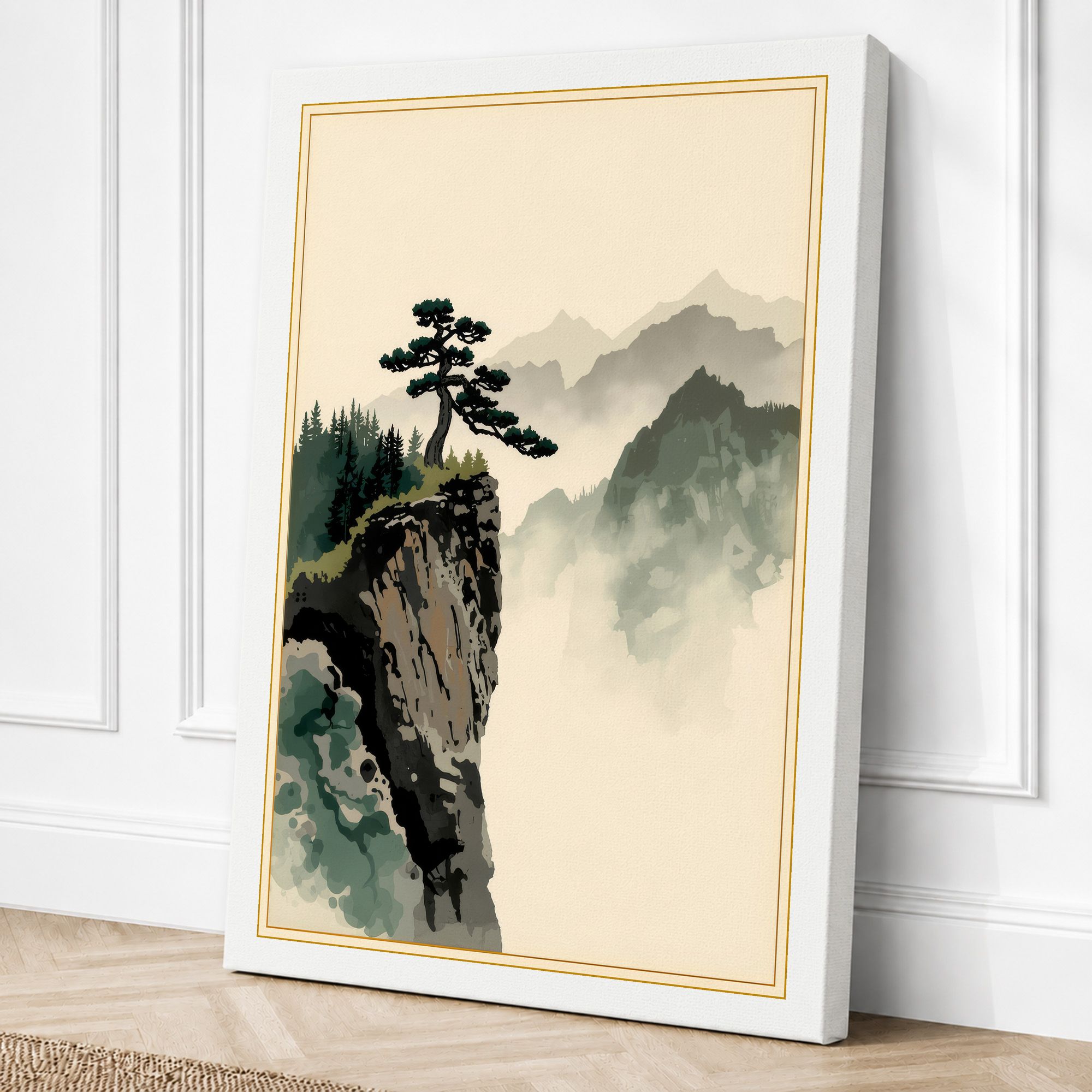 White border canvas