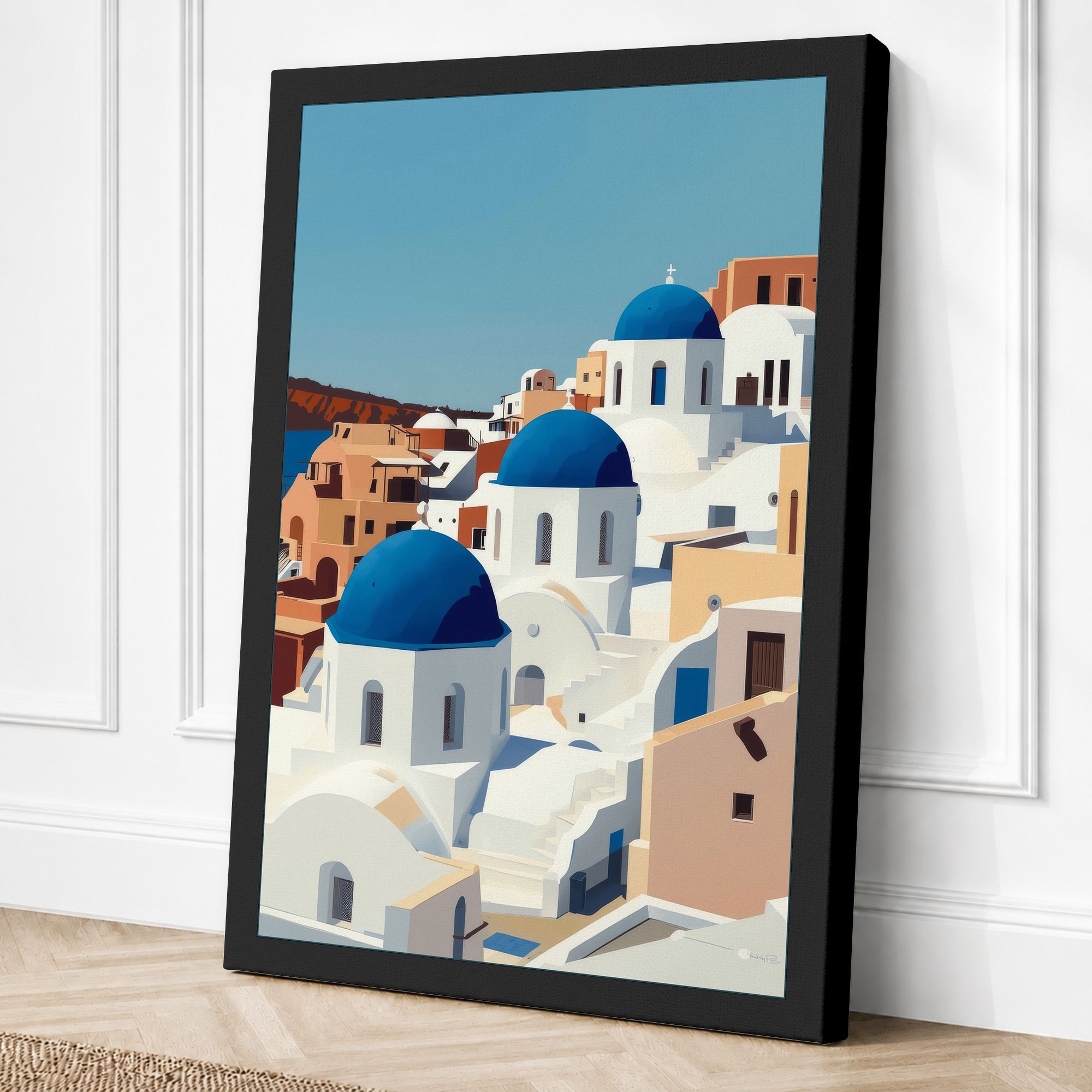 Black border canvas