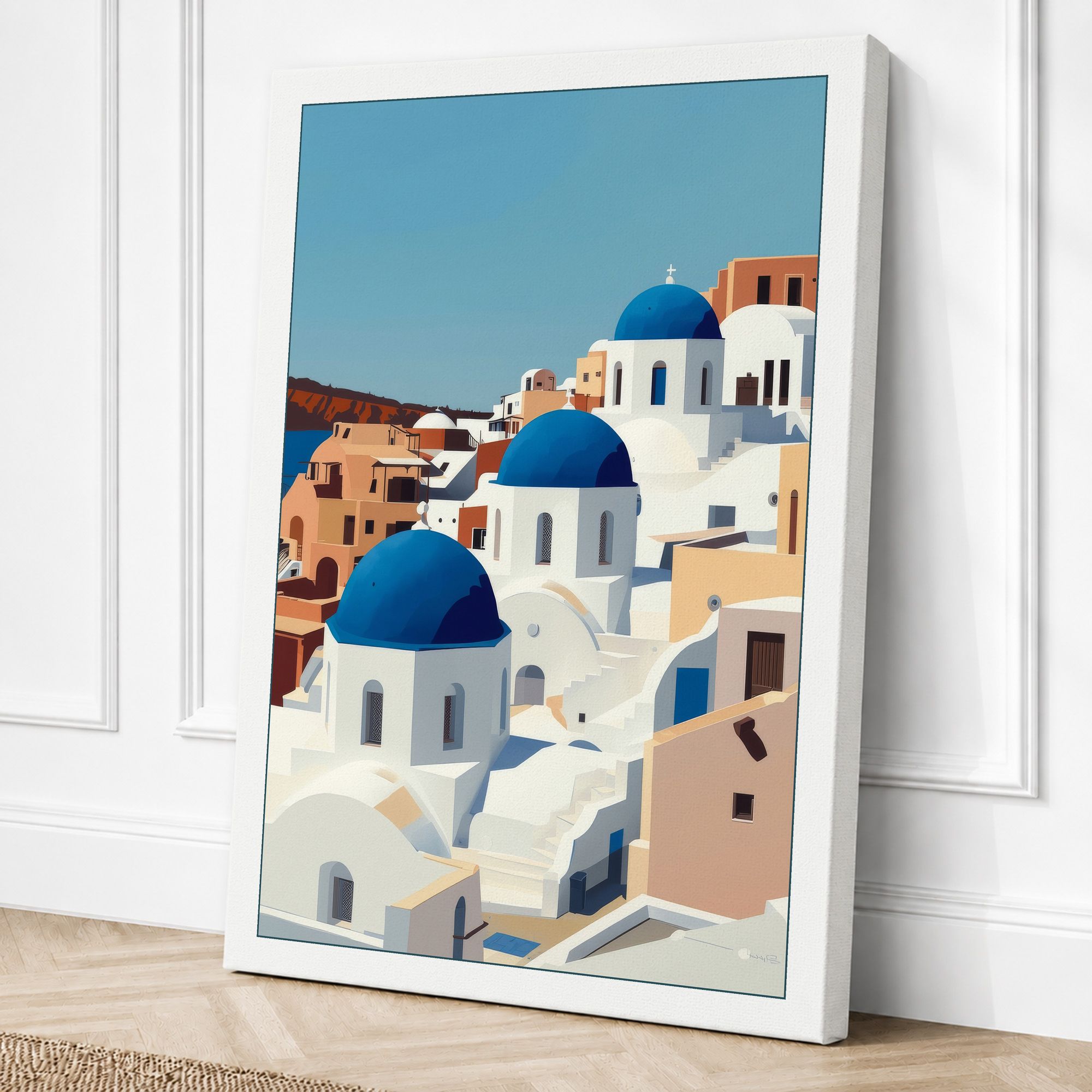 White border canvas