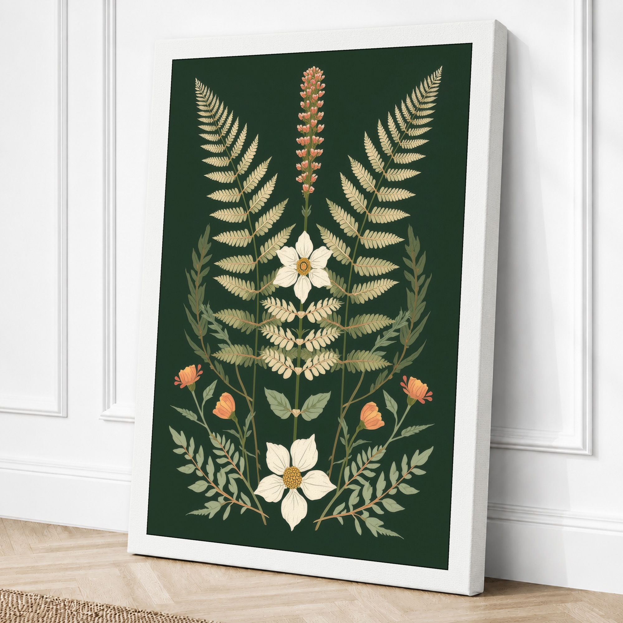 White border canvas