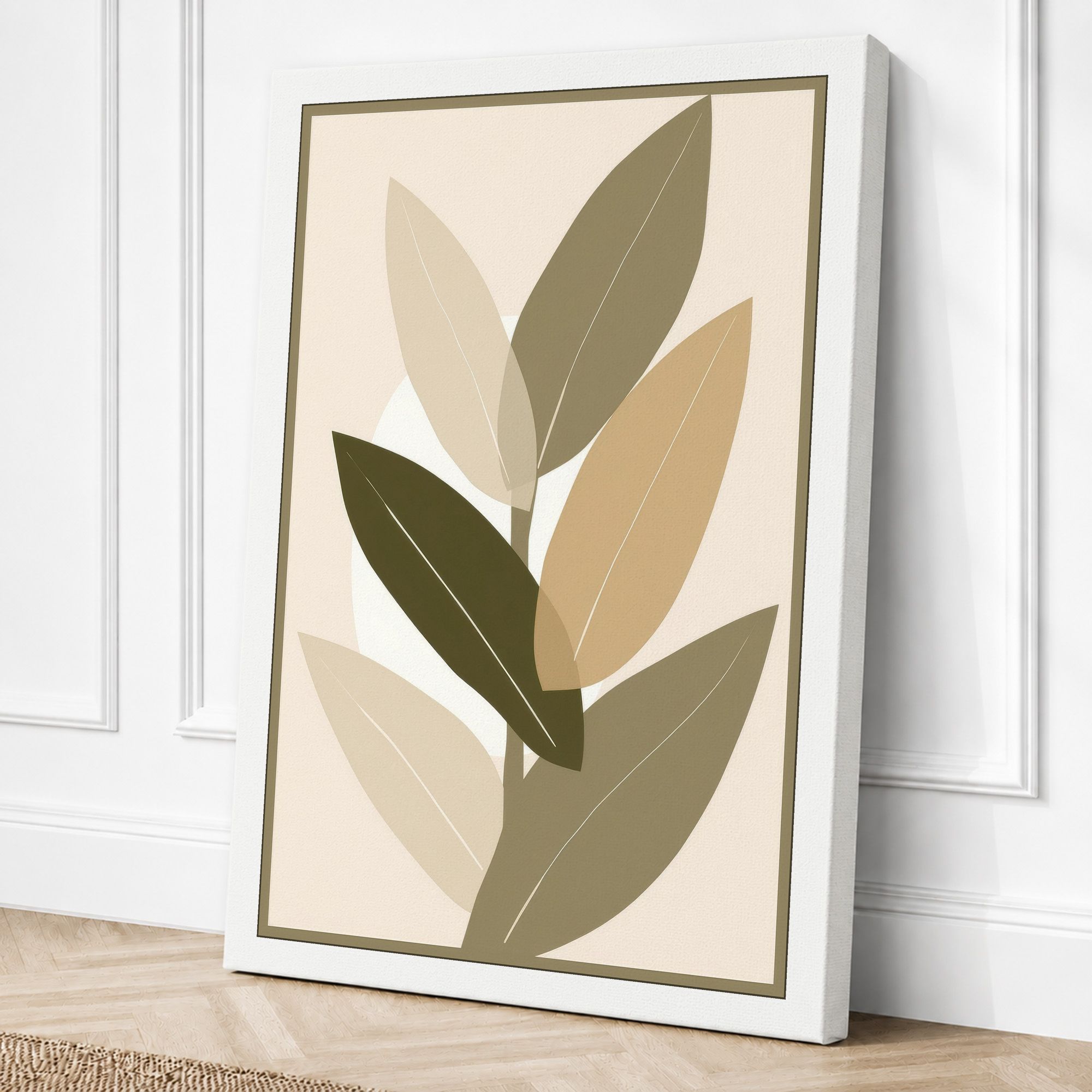White border canvas