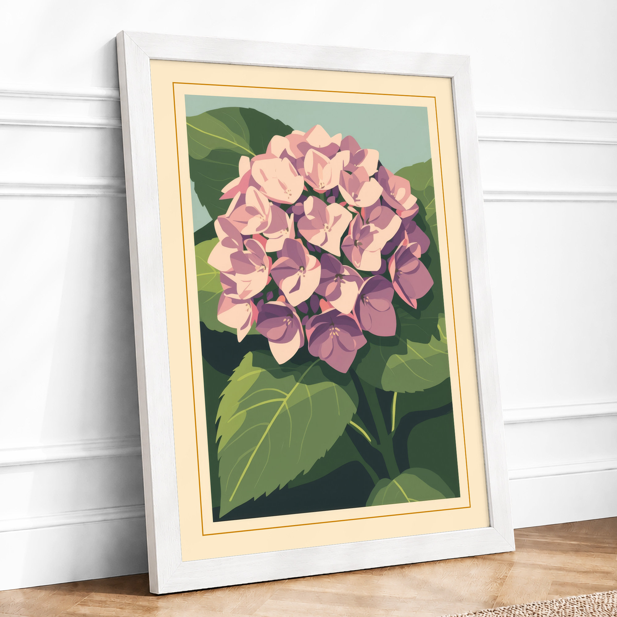 White frame