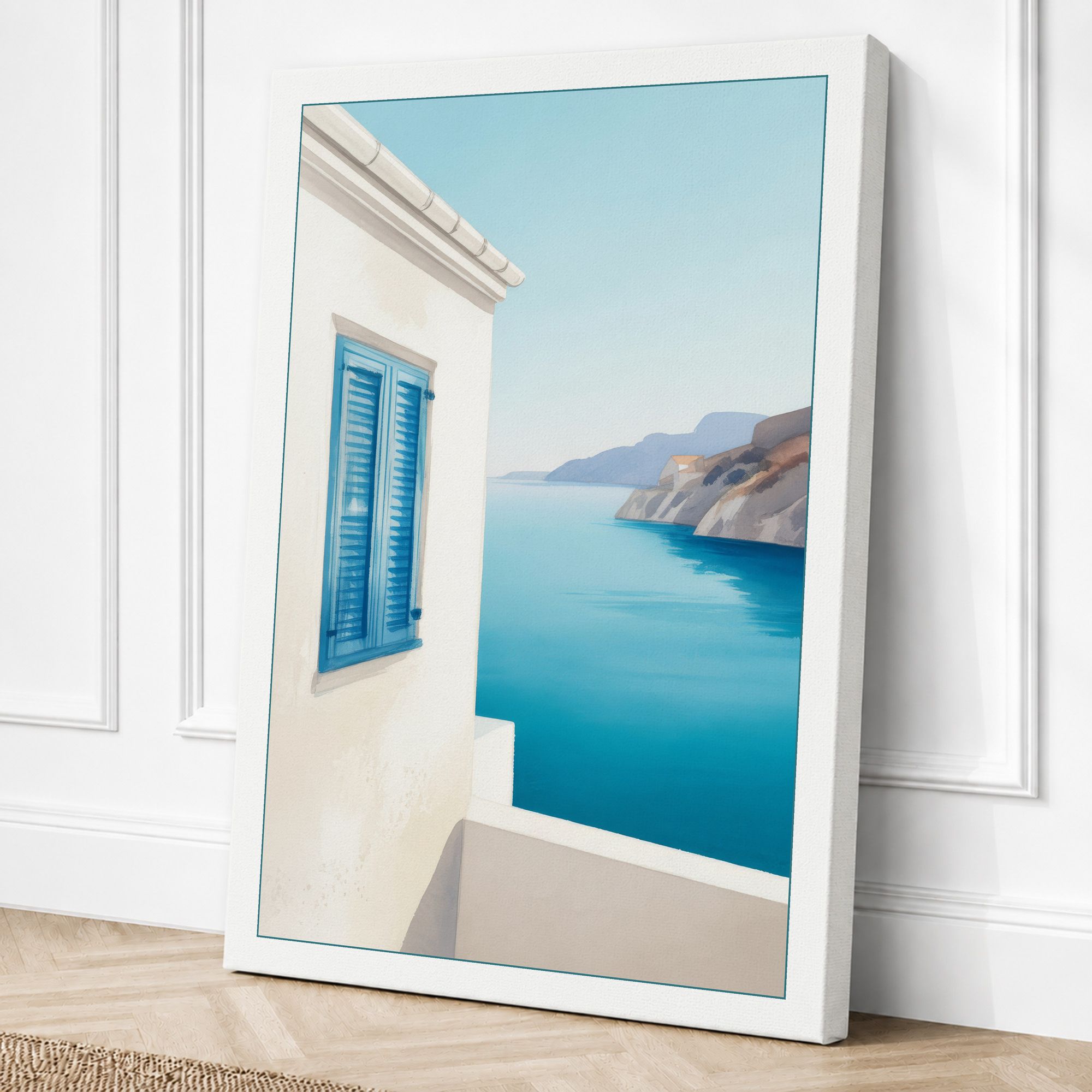 White border canvas