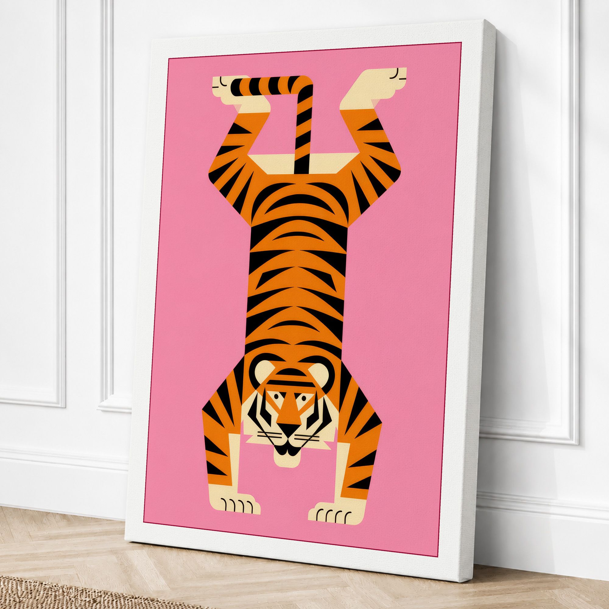White border canvas