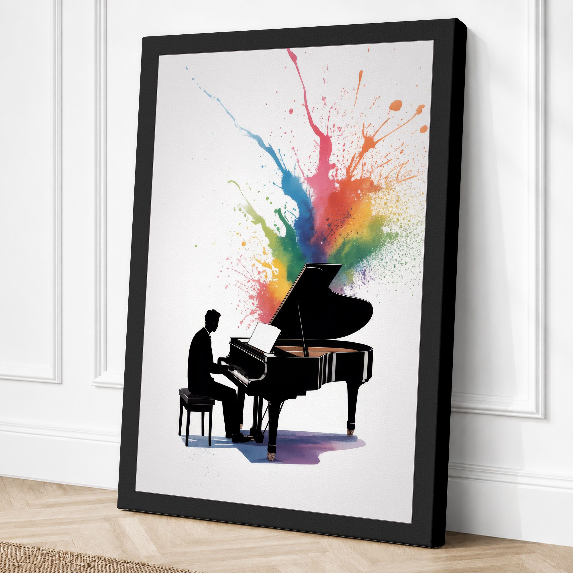 Black border canvas