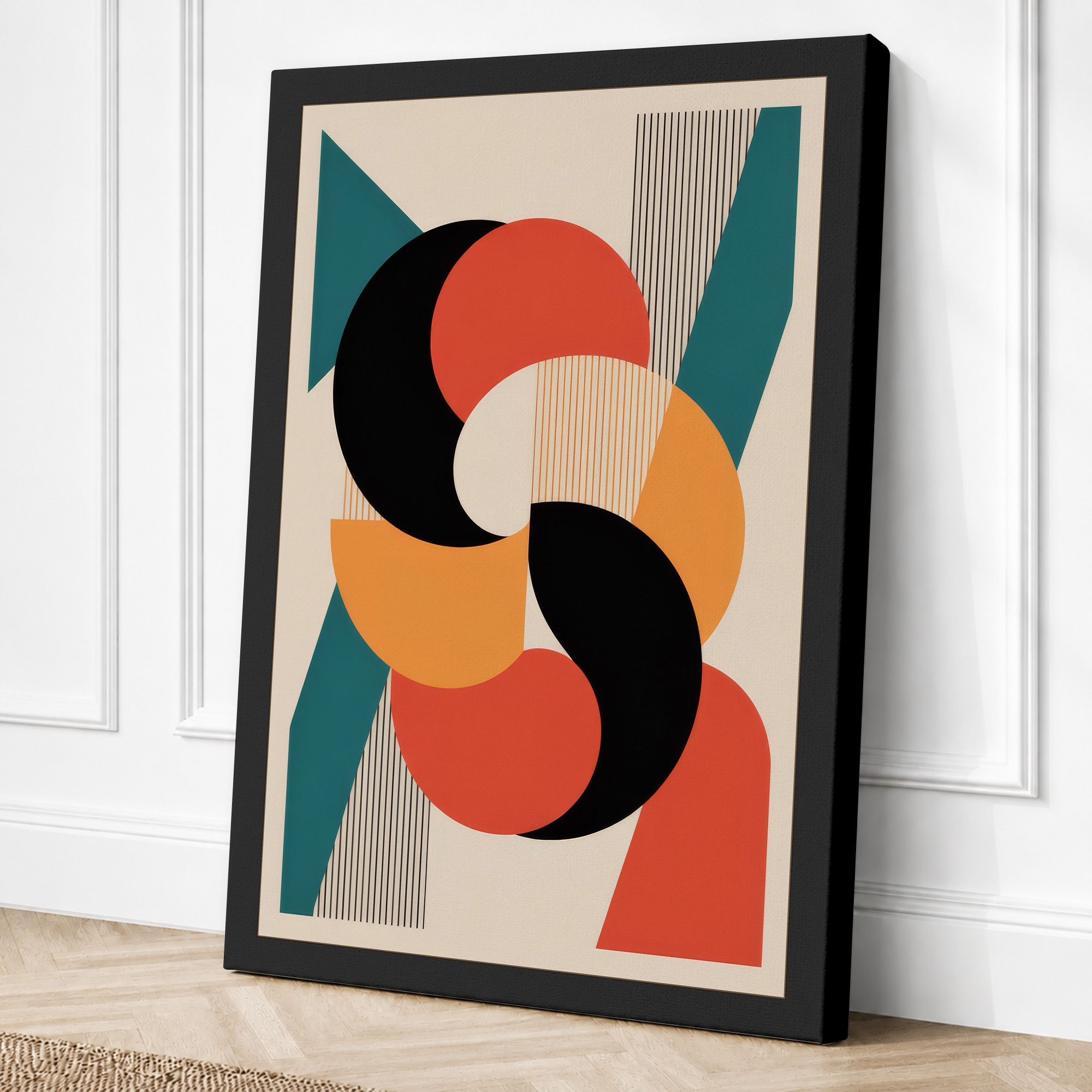 Black border canvas