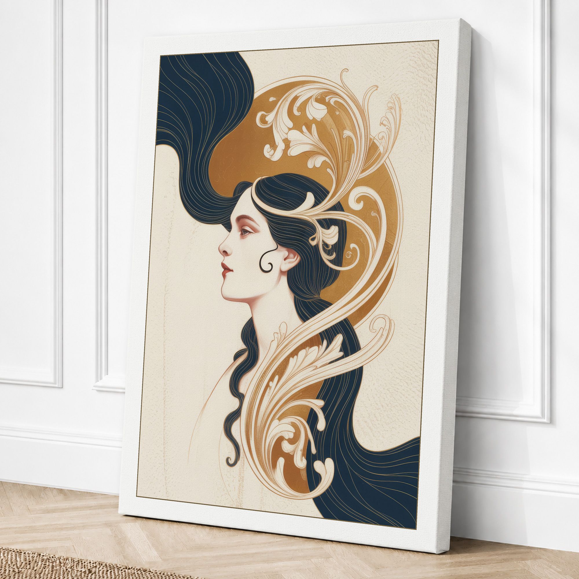 White border canvas